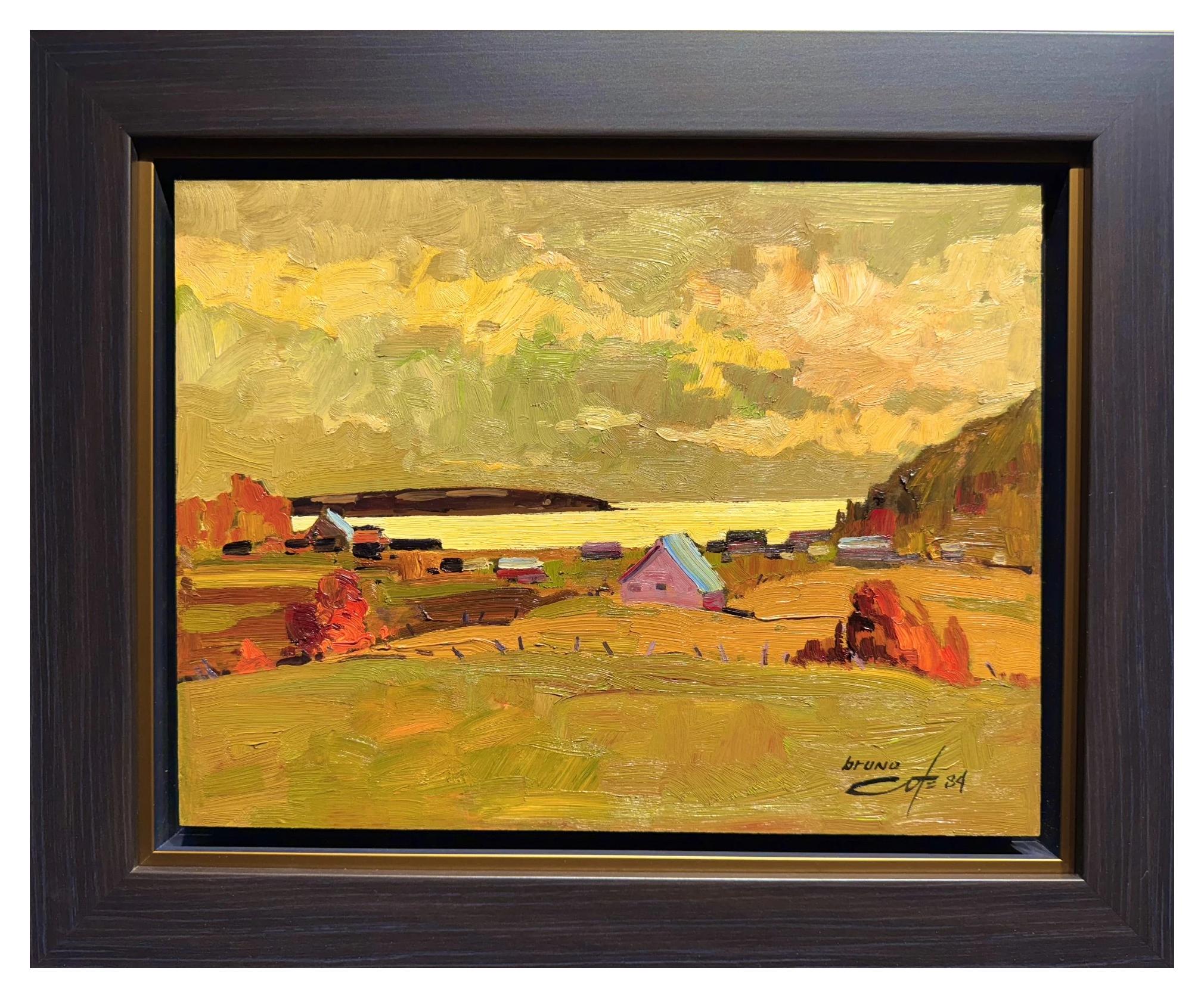 L'île-aux-Coudres, Quebec – Painting von Bruno Côté