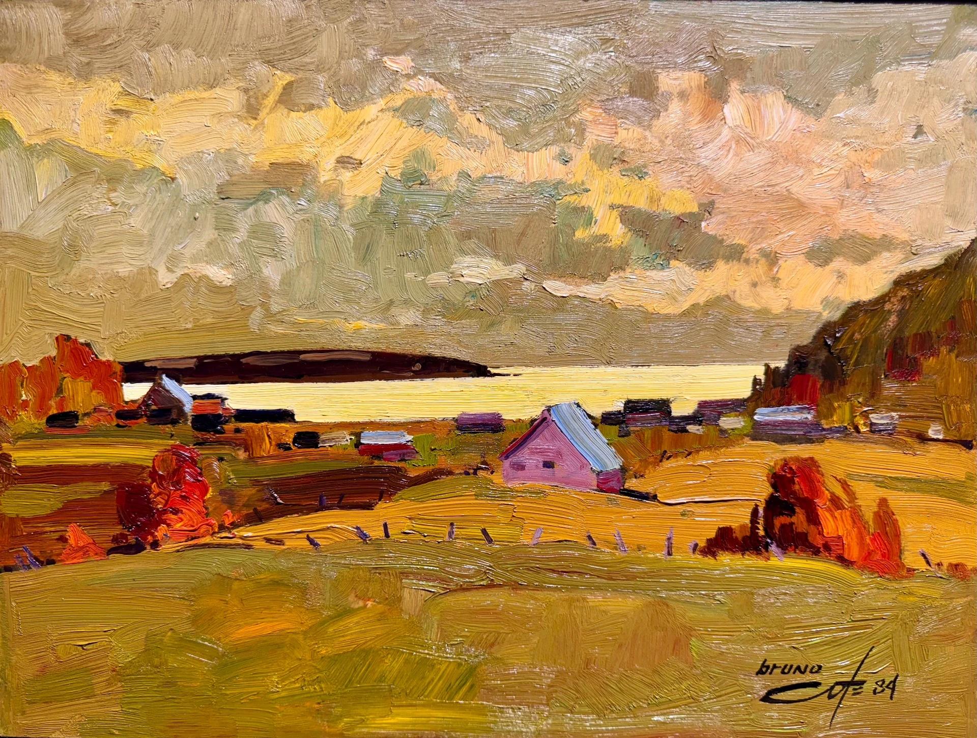 Bruno Côté Landscape Painting – L'île-aux-Coudres, Quebec