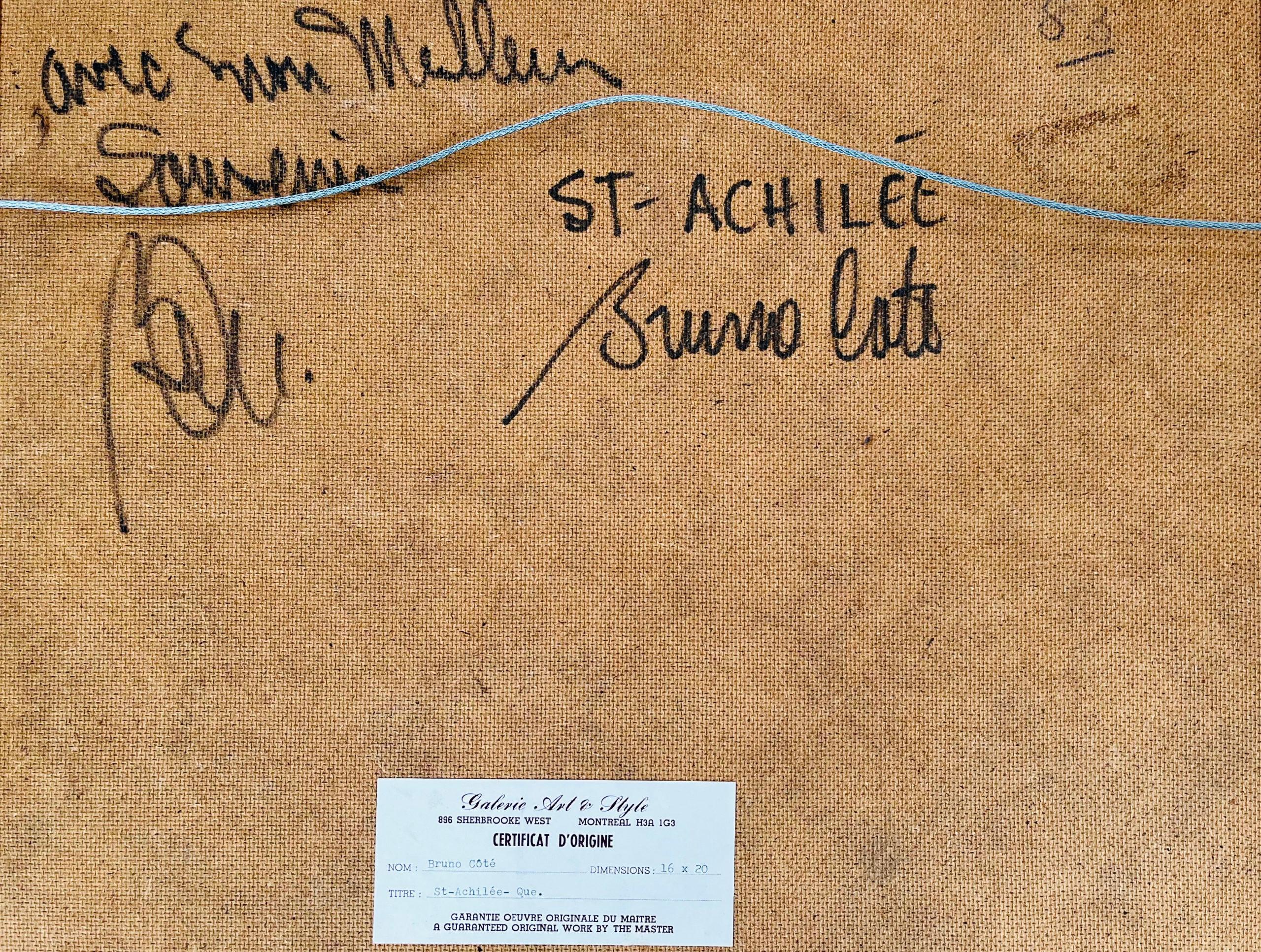 Saint-Achillée, Quebec - Painting de Bruno Côté