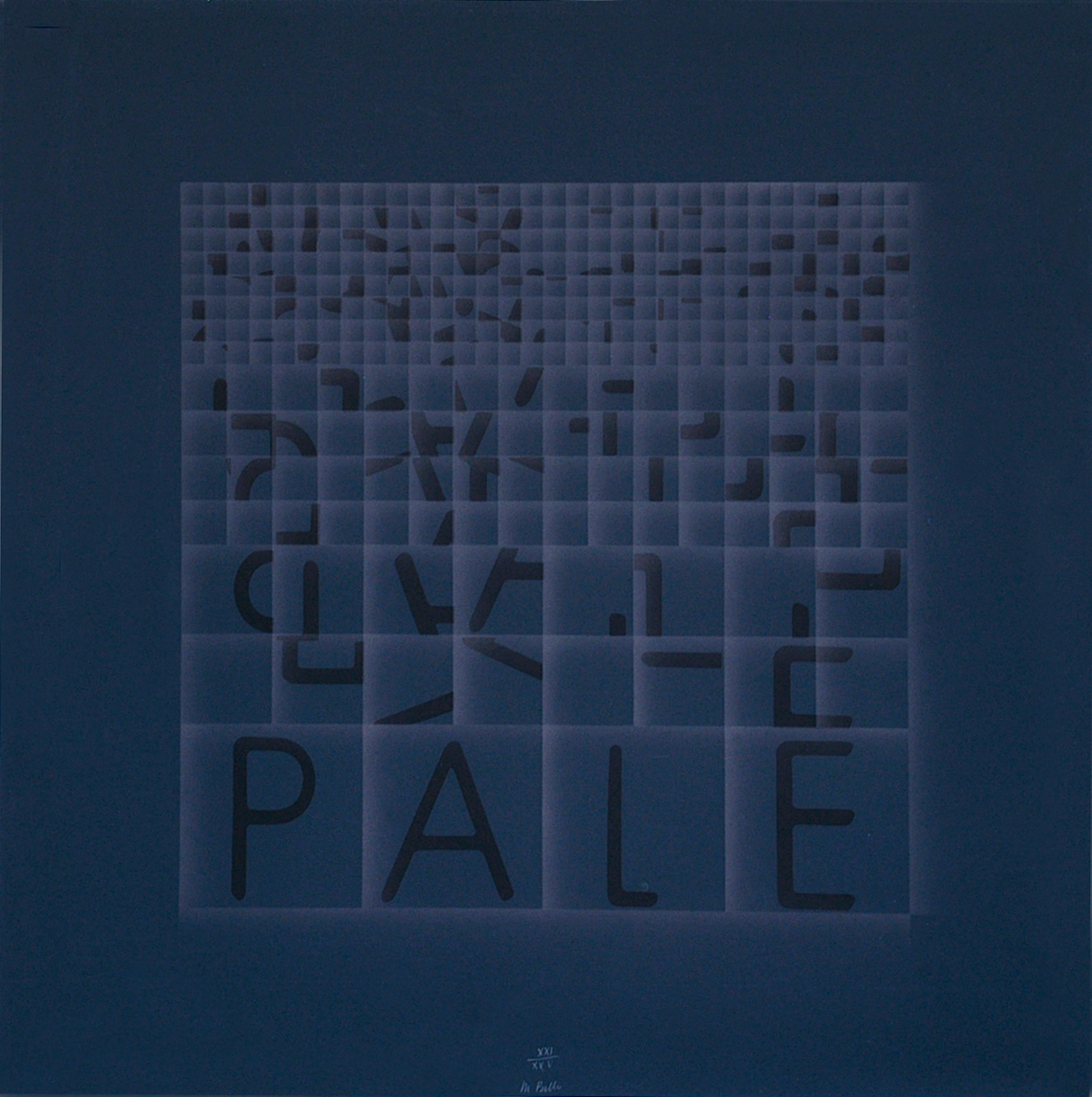 Pale (Blades) - Sérigraphie de Bruno di Bello - 1980 environ