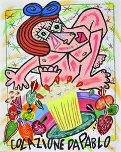 Colazione da Pablo - Screenprint by Bruno Donzelli - 1980s