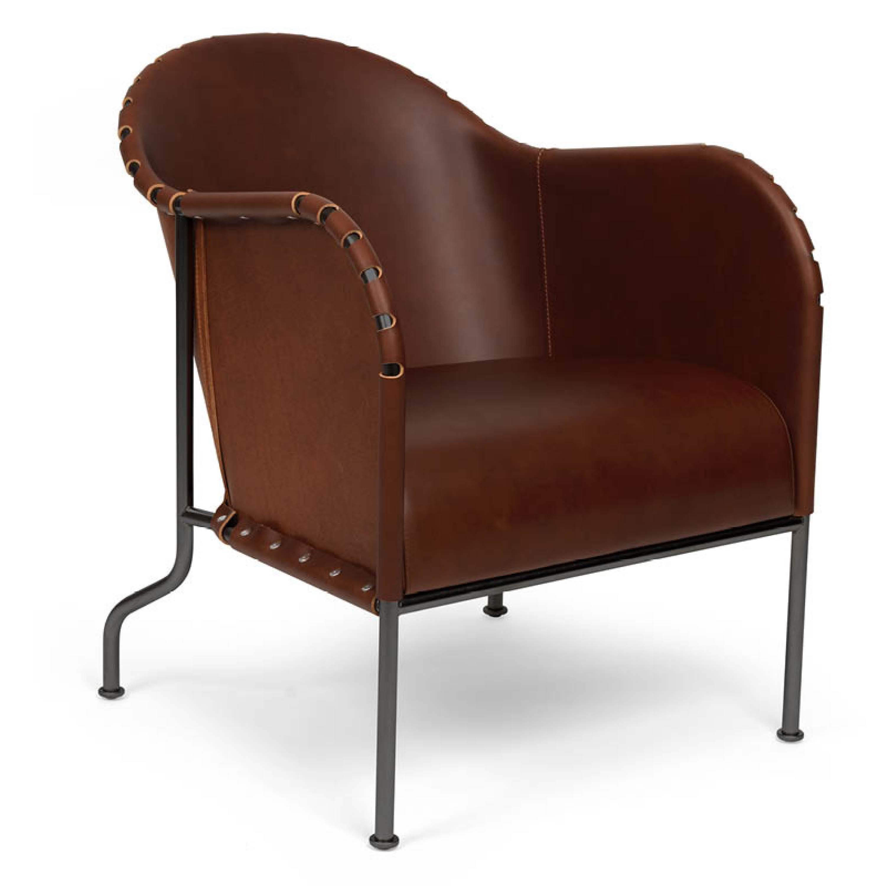 Scandinavian Modern Bruno Easy Chair For Sale