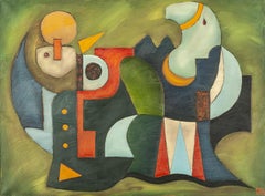 "La leggenda di Bagger Vance" di Bruno Fael, olio su tela