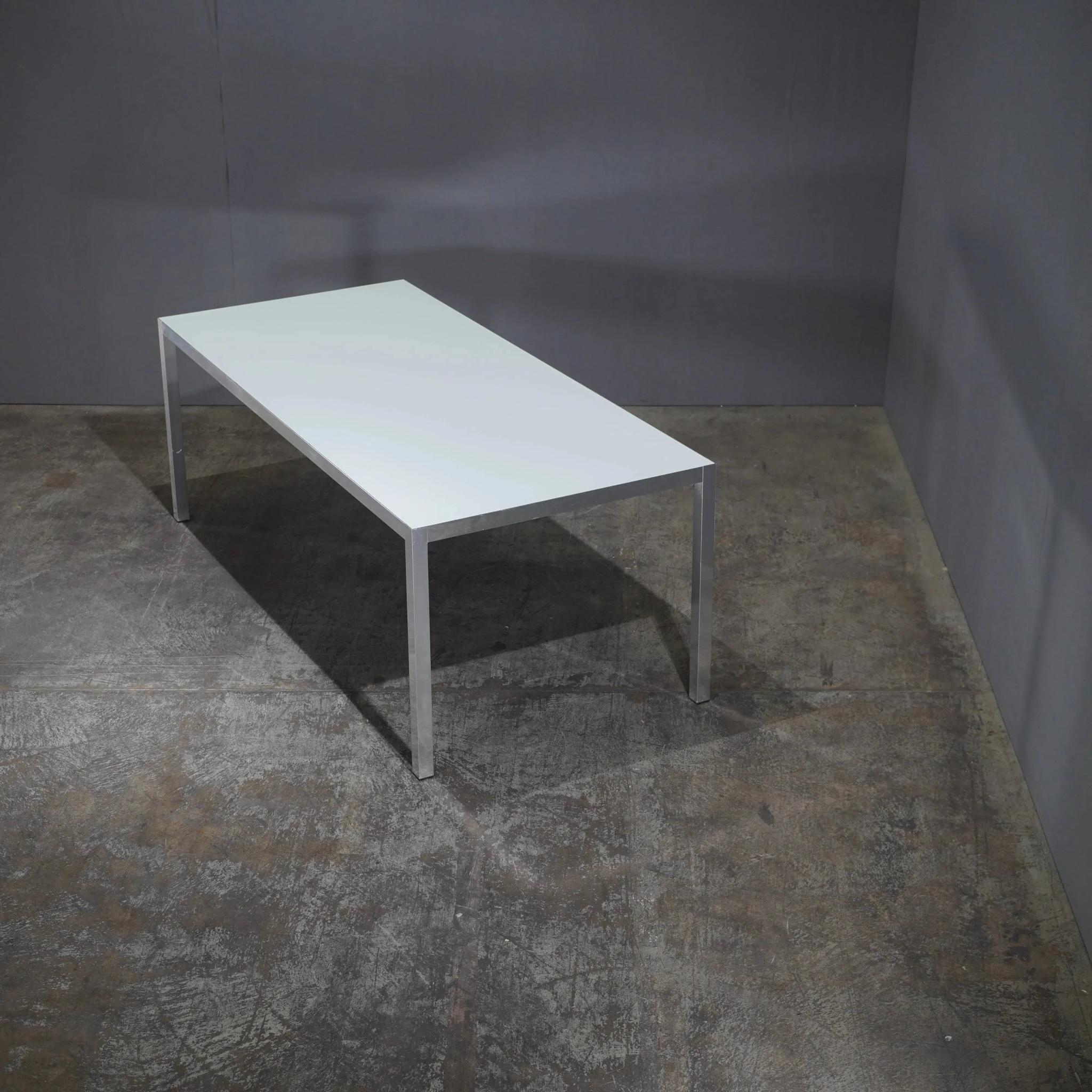 Modern Bruno Fattorini for MDF Italia Glass Dining Table