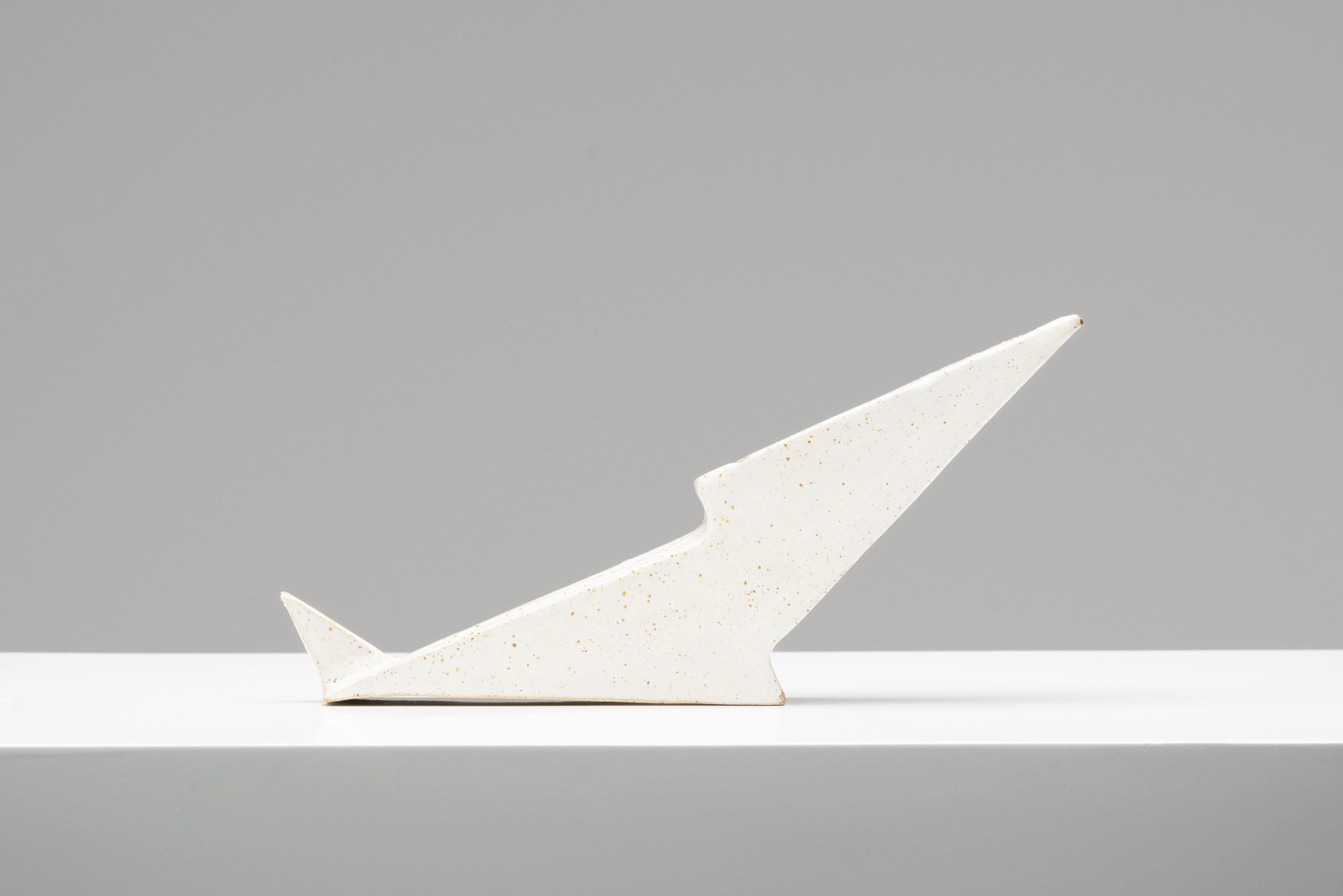 Bruno Gambone escultura abstracta cocodrilo Italia 1975 en Bueno estado para la venta en Roosendaal, Noord Brabant