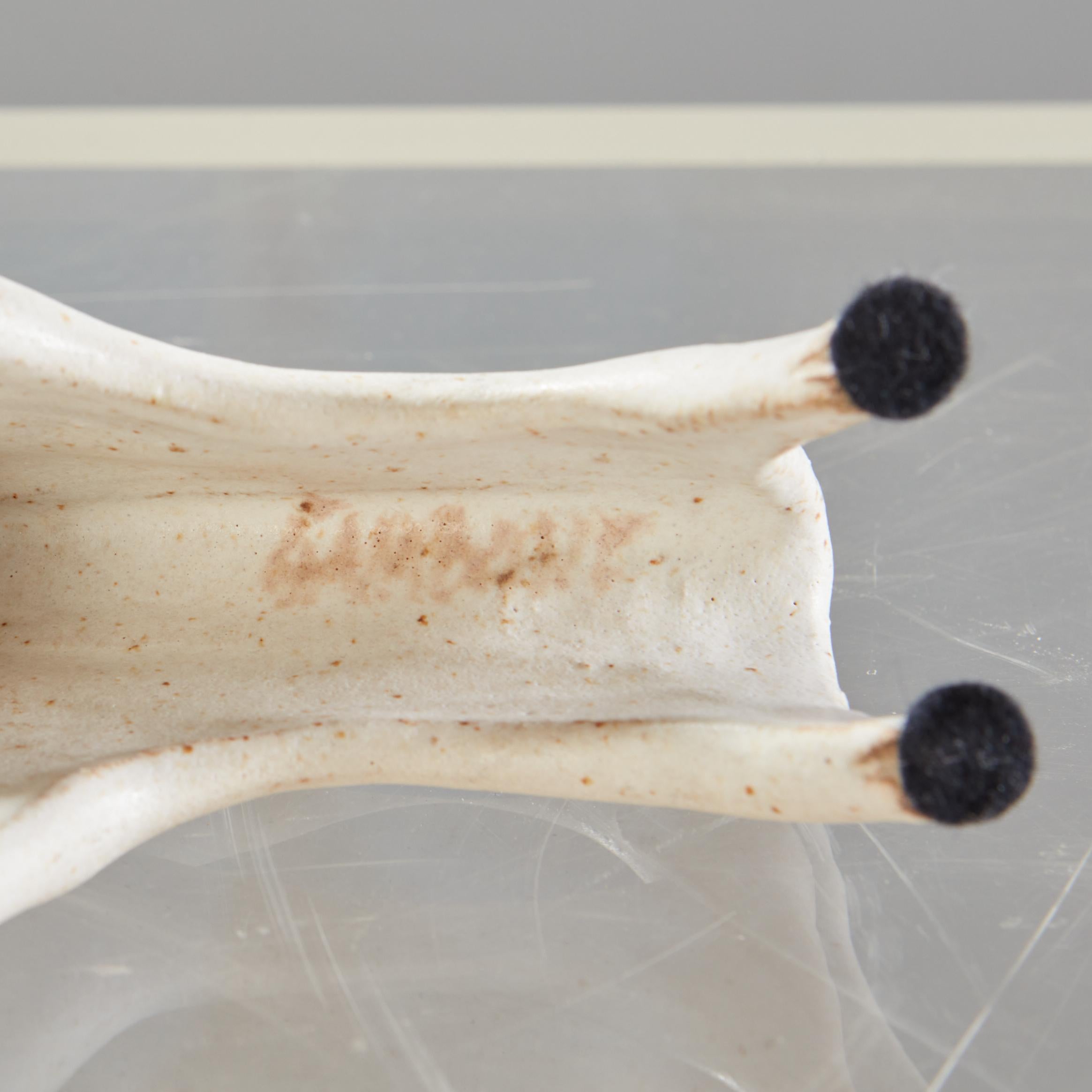 Bruno Gambone Ceramic Bulls, a Pair 2