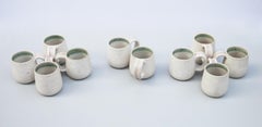 Bruno Gambone Ceramic Coffee Cups Set of 10