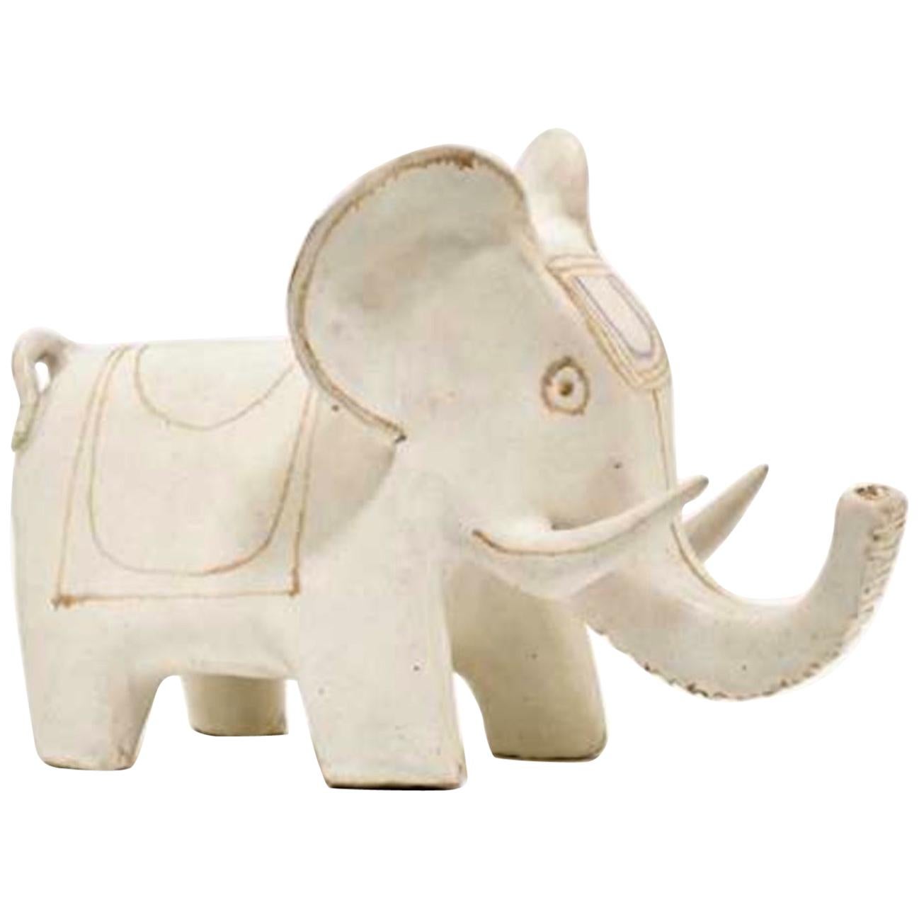 Bruno Gambone Ceramic "Elephant" Sculpture, 1990s