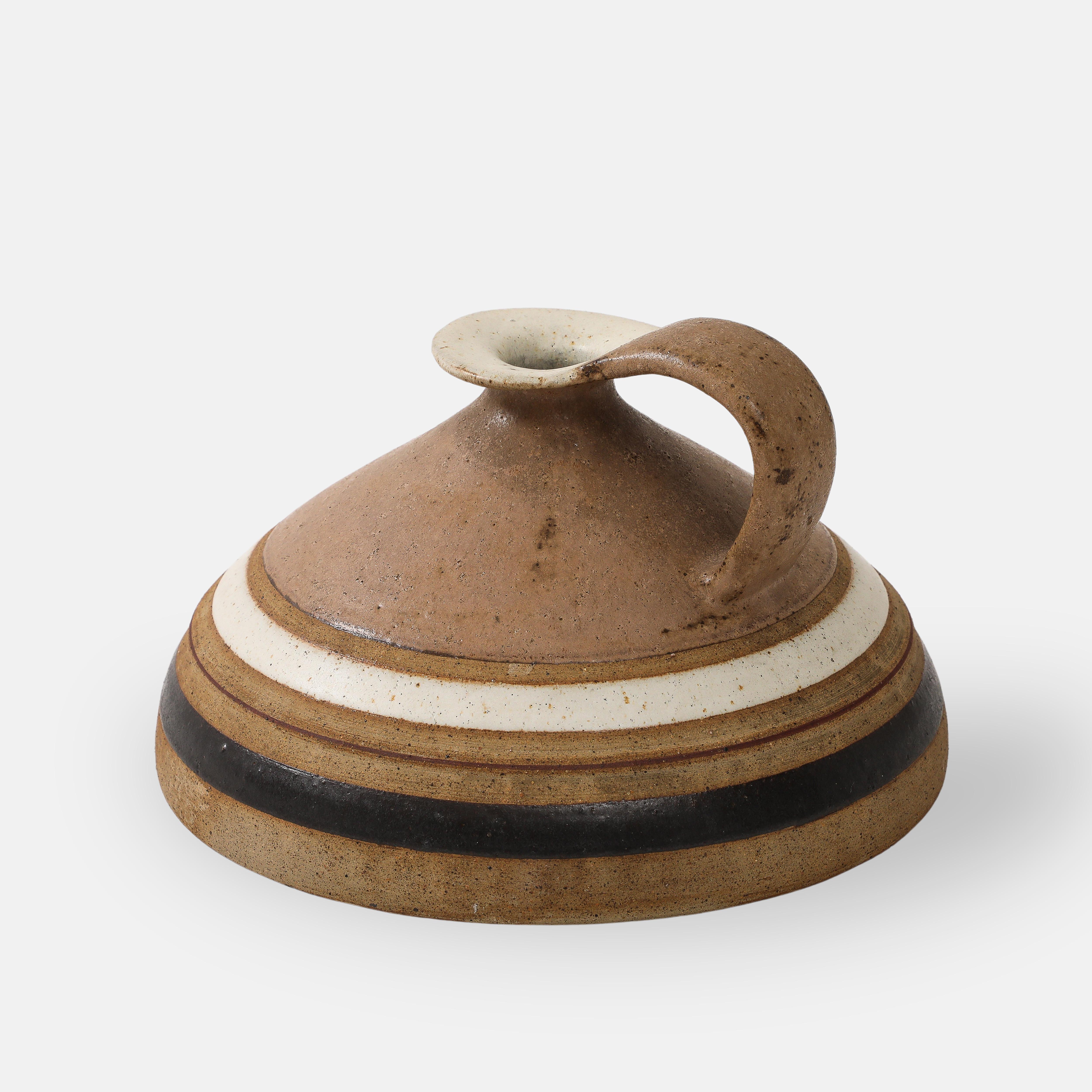 Bruno Gambone Ceramic Jug or Pitcher, Italy, 1970s For Sale 1