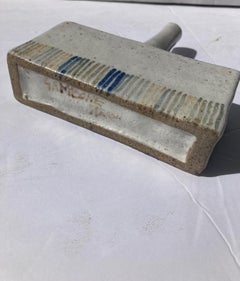 Bruno Gambone Keramik/Töpferwaren-Flasche/ Vase Signiert