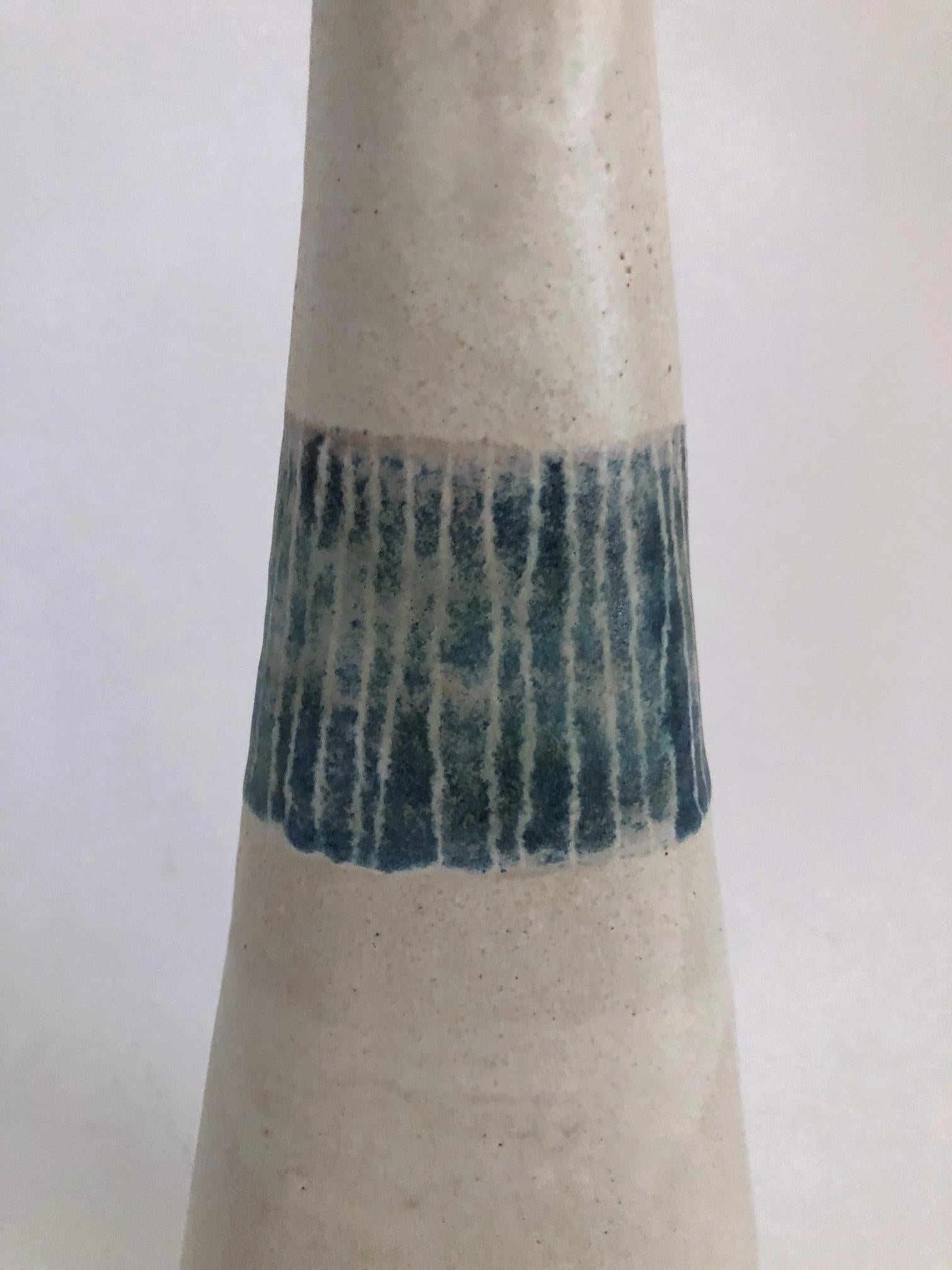 Late 20th Century Bruno Gambone Ceramic Vase, 1970s