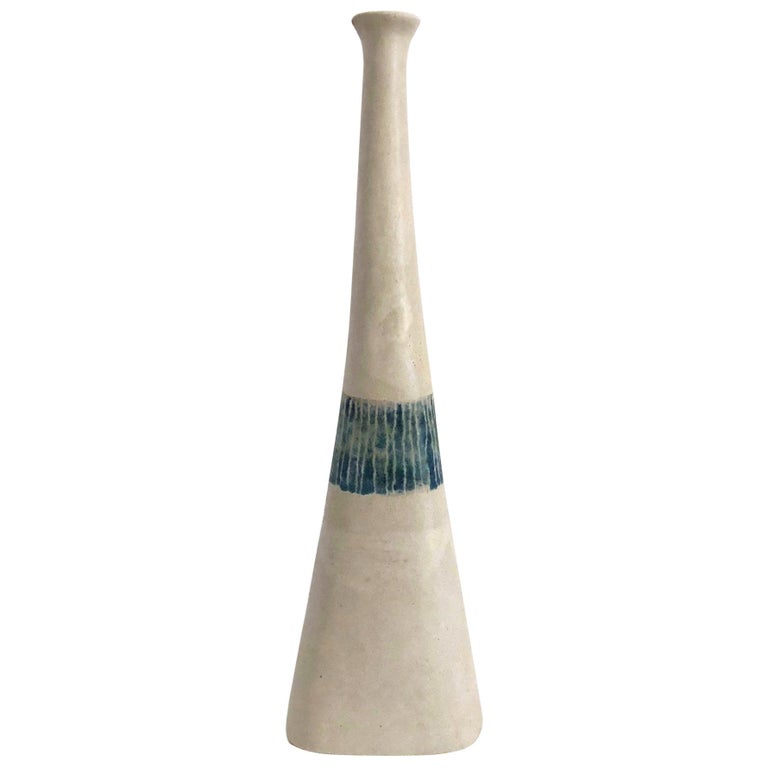 Bruno Gambone Ceramic Vase, 1970s For Sale