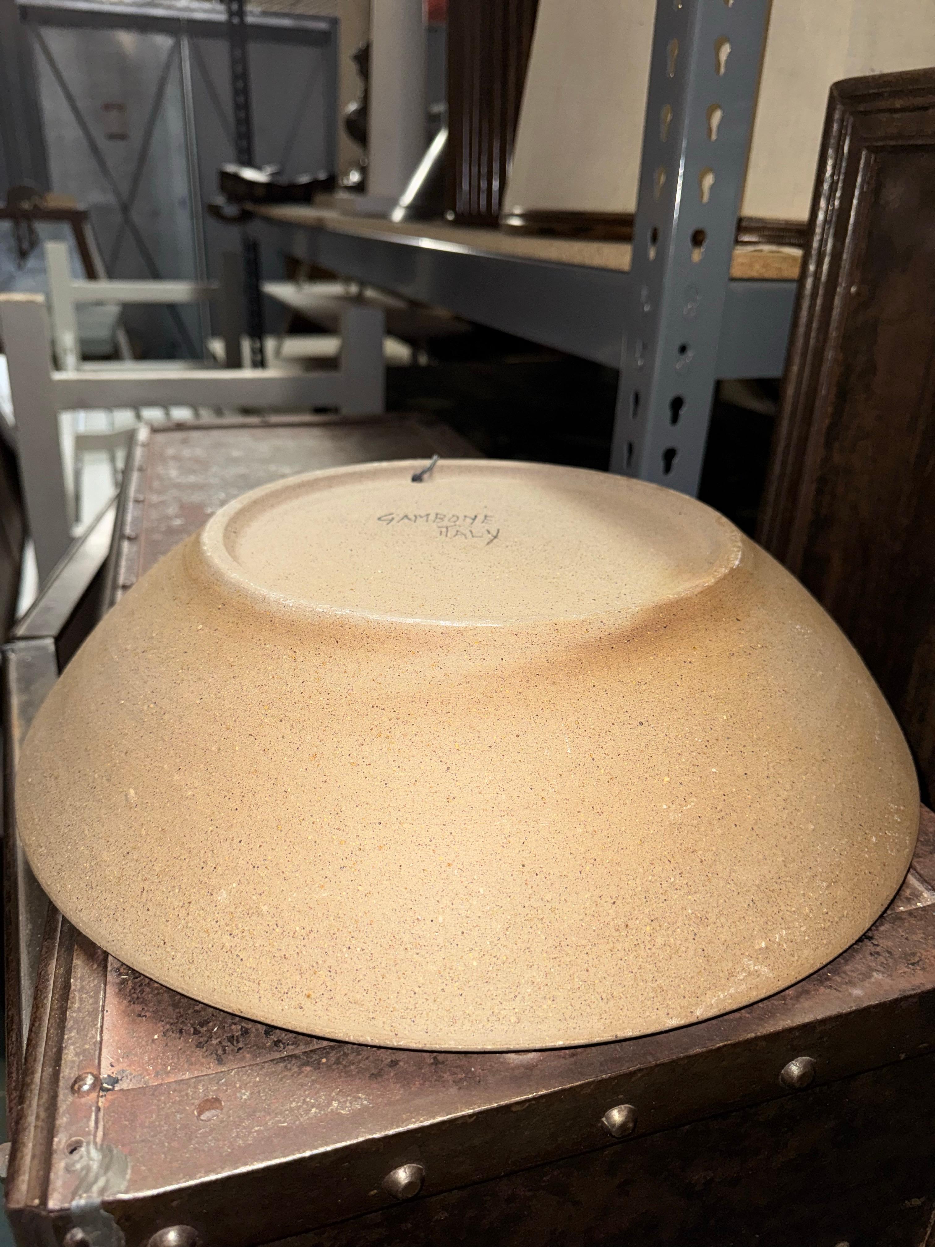 Bruno Gambone Dekorative Schale im Angebot 6