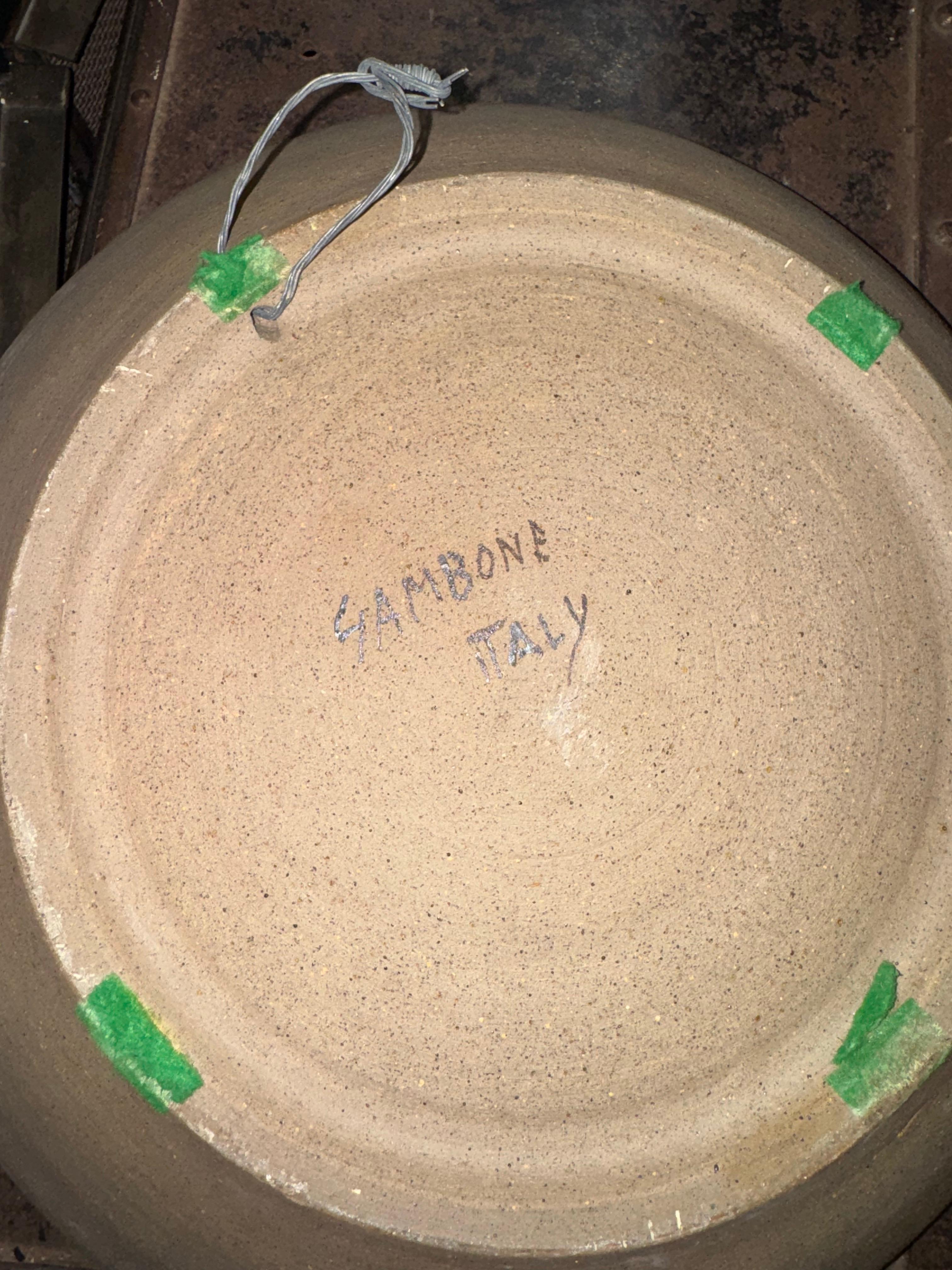 Bruno Gambone Dekorative Schale im Angebot 1