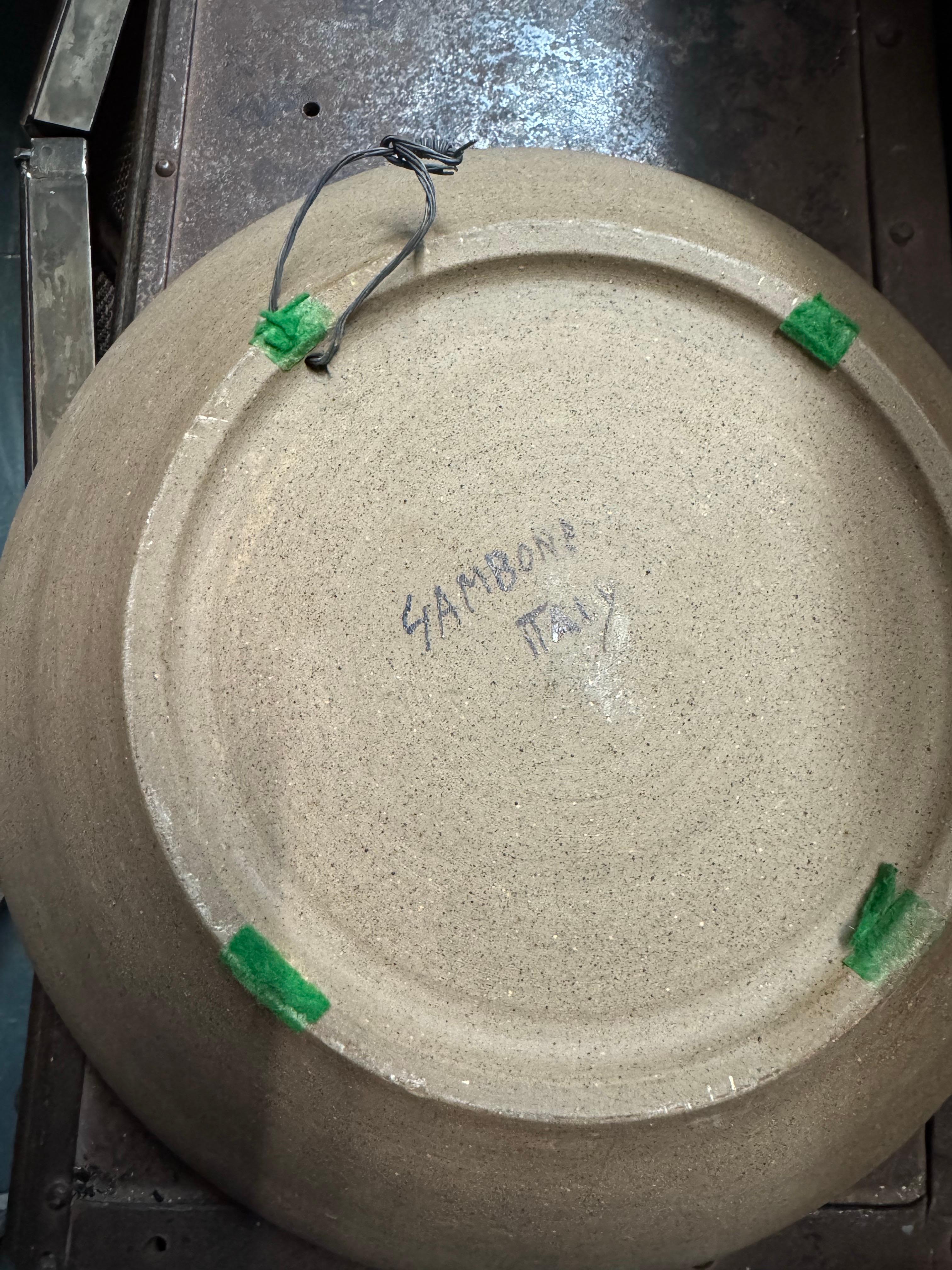 Bruno Gambone Dekorative Schale im Angebot 3