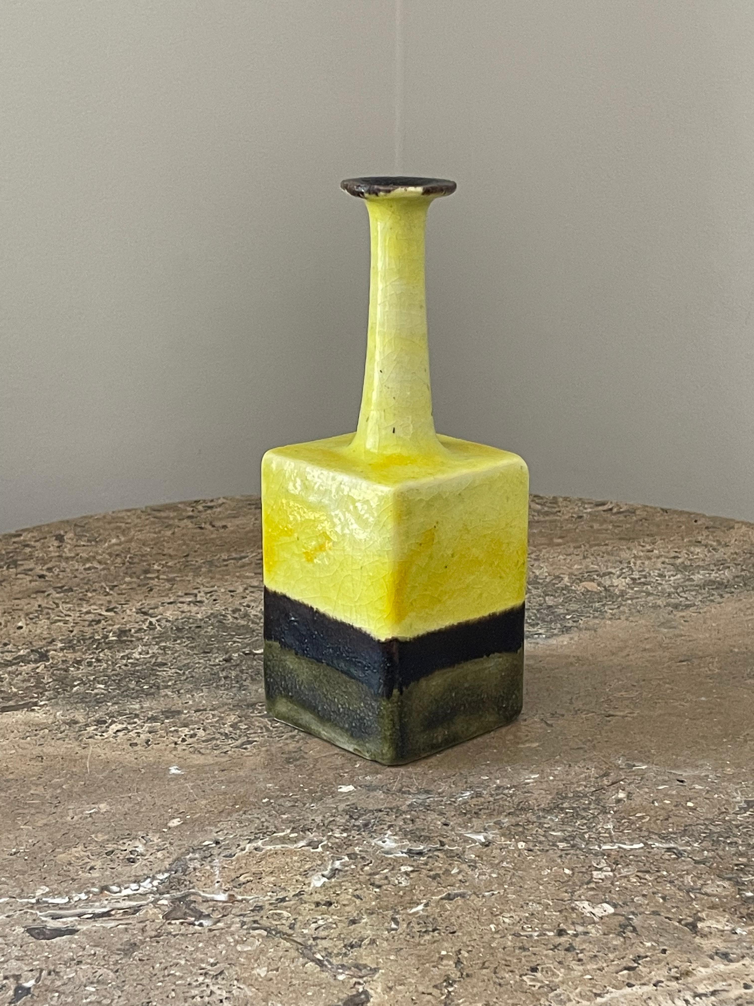 Vase en céramique émaillée Bruno Gambone, Italie en vente 2