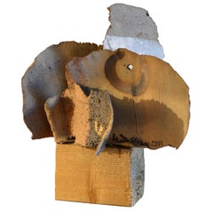 Bruno Gambone, Grotesque Sculpture in Painted Ceramic, Italy, 2003