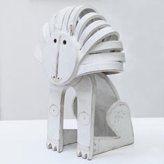 Bruno Gambone Huge Stoneware Lion