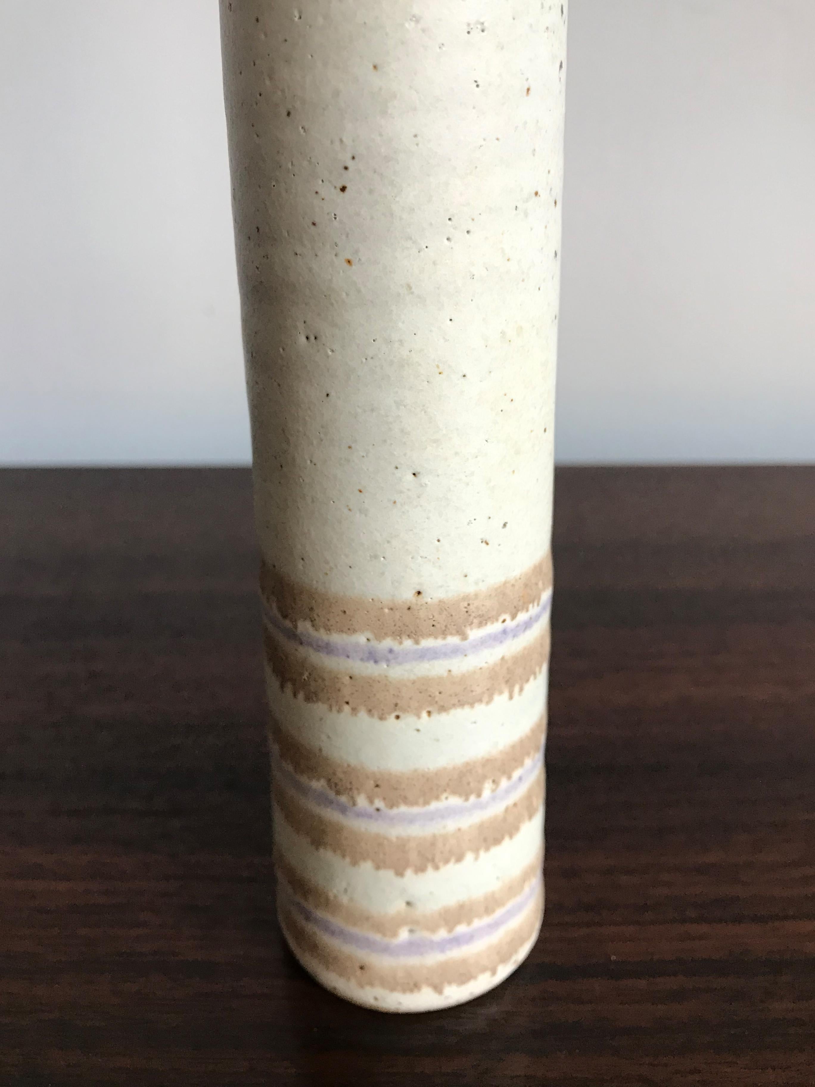 Bruno Gambone Italian Ceramic Vase, 1970s In Good Condition In Reggio Emilia, IT