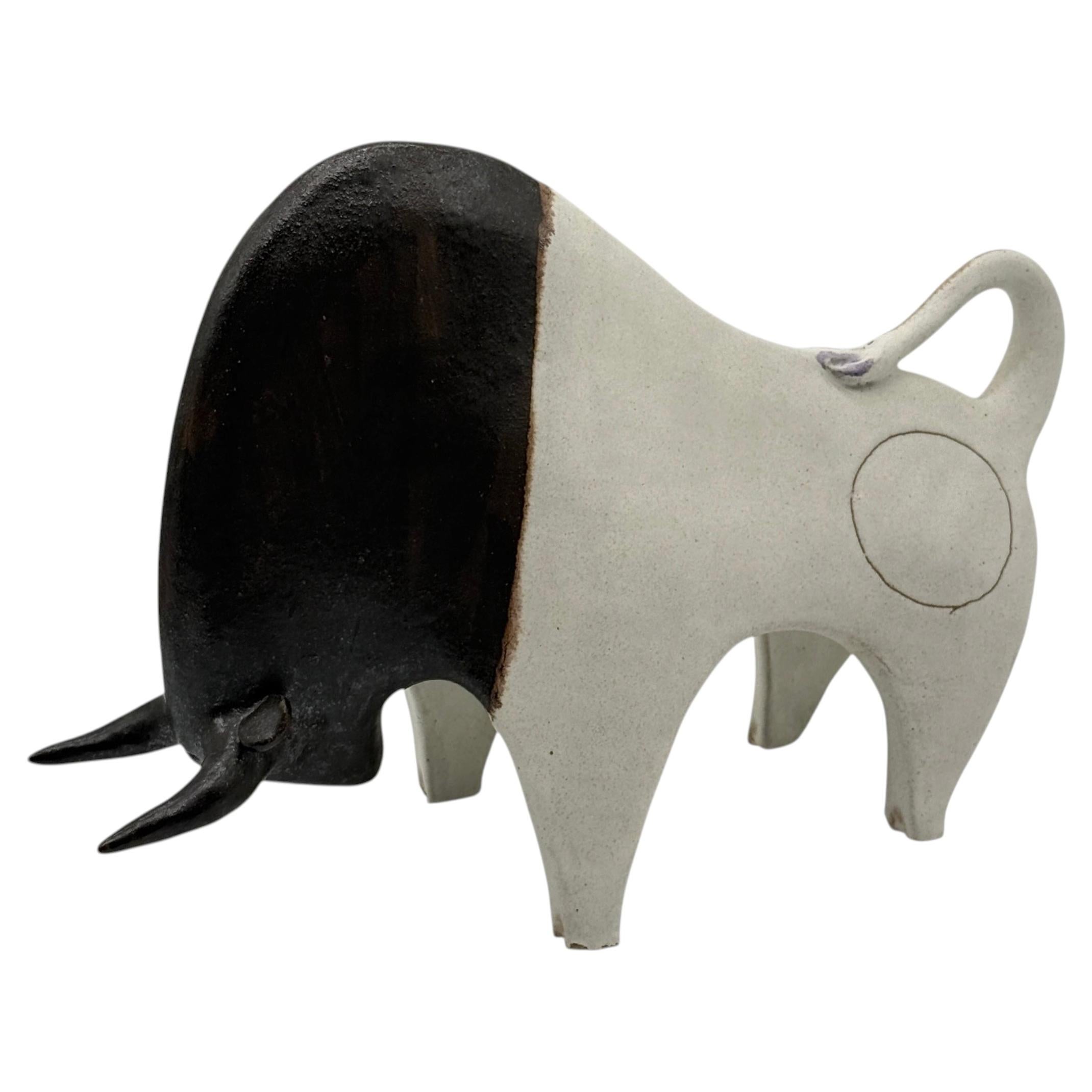 Bruno Gambone Large Mid-Century Italian Bull Figure