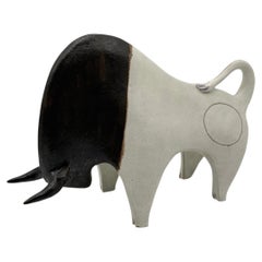 Bruno Gambone Large Mid-Century Italian Bull Figure