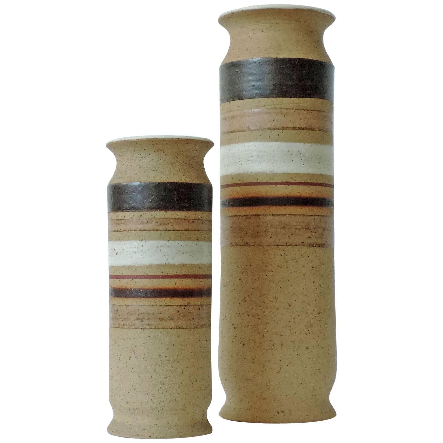 Bruno Gambone Pair of Vases