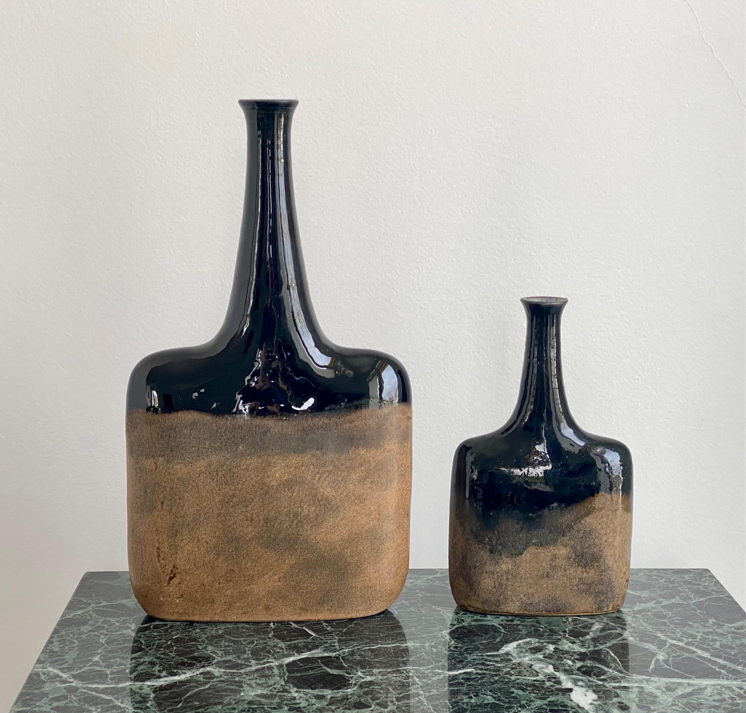 Bruno Gambone Set of 2 Ceramic Vases 1