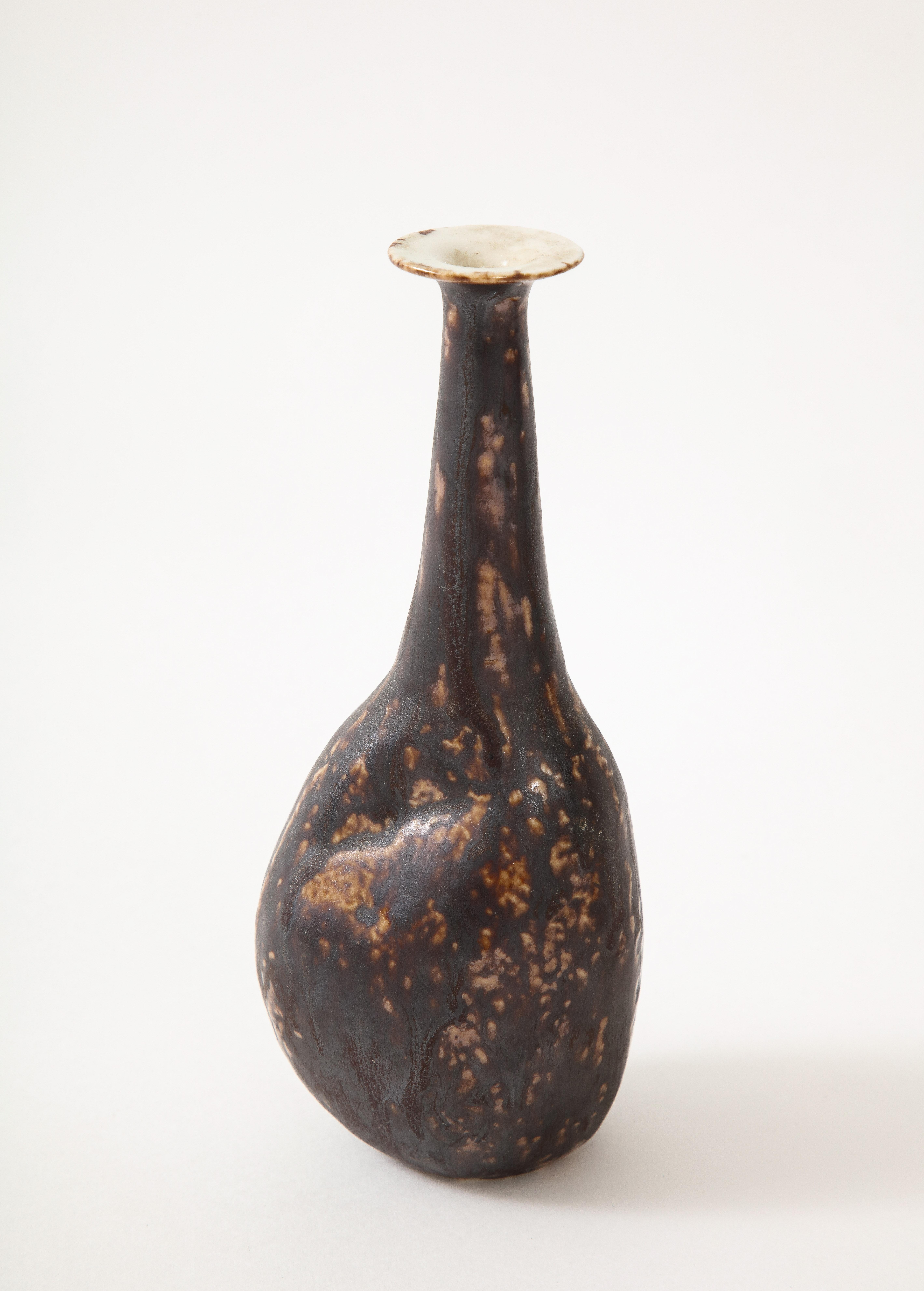 Bruno Gambone Set of Three Small Ceramic or Stoneware Vases, Italy, 1970s For Sale 3