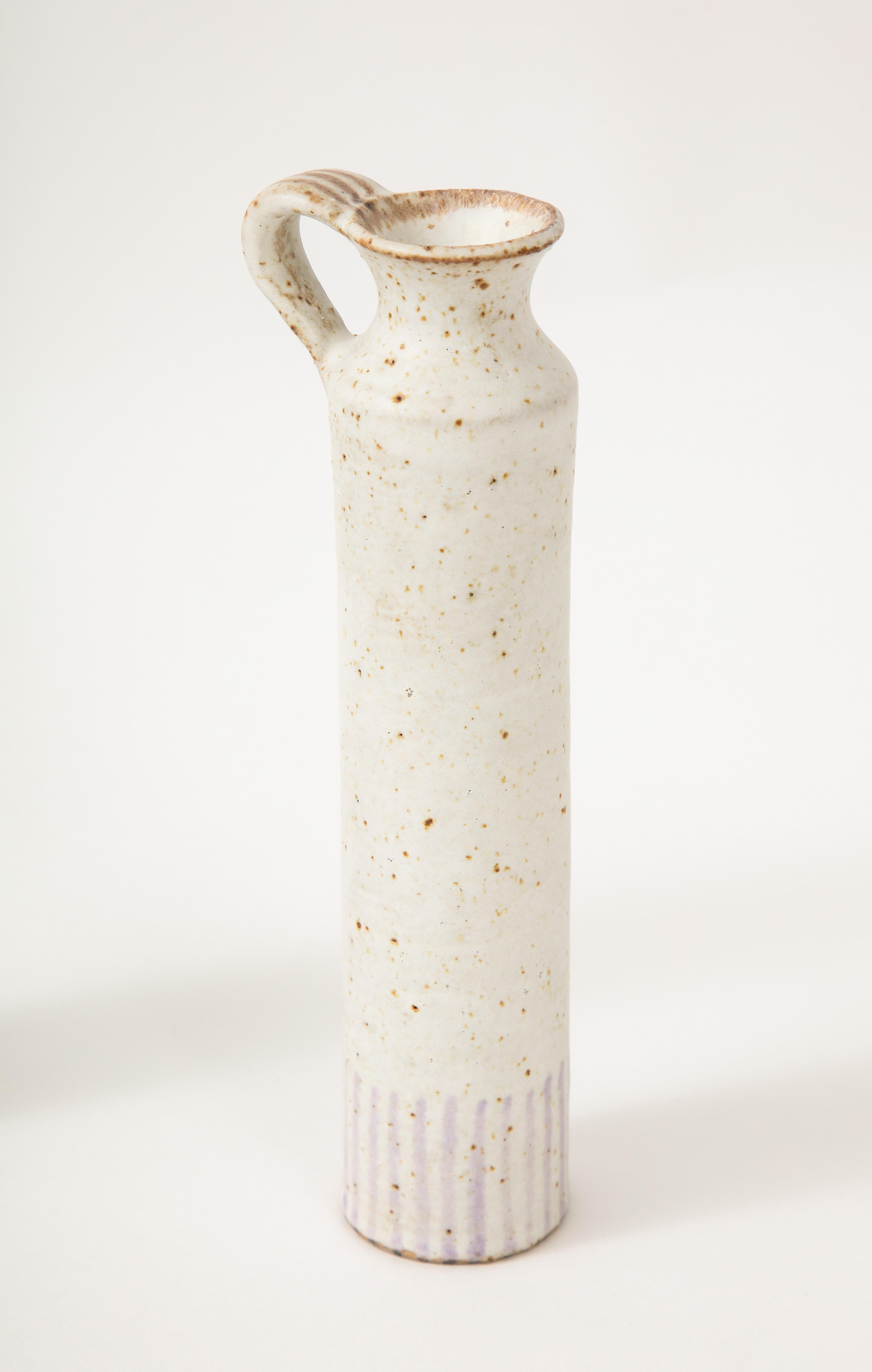 Bruno Gambone Set of Three Small Ceramic or Stoneware Vases, Italy, 1970s For Sale 1