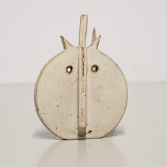 Bruno Gambone Stoneware Abstract Sculpture Cat II