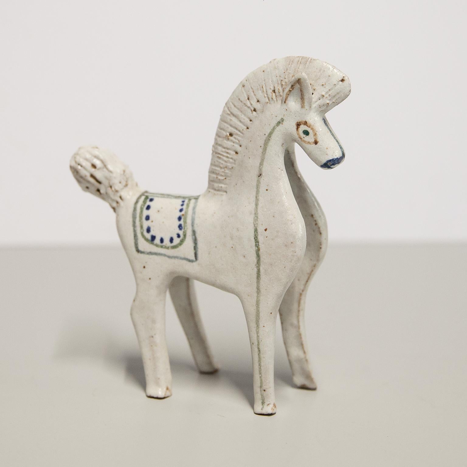 Bruno Gambone Stoneware Horse Set of 3 2