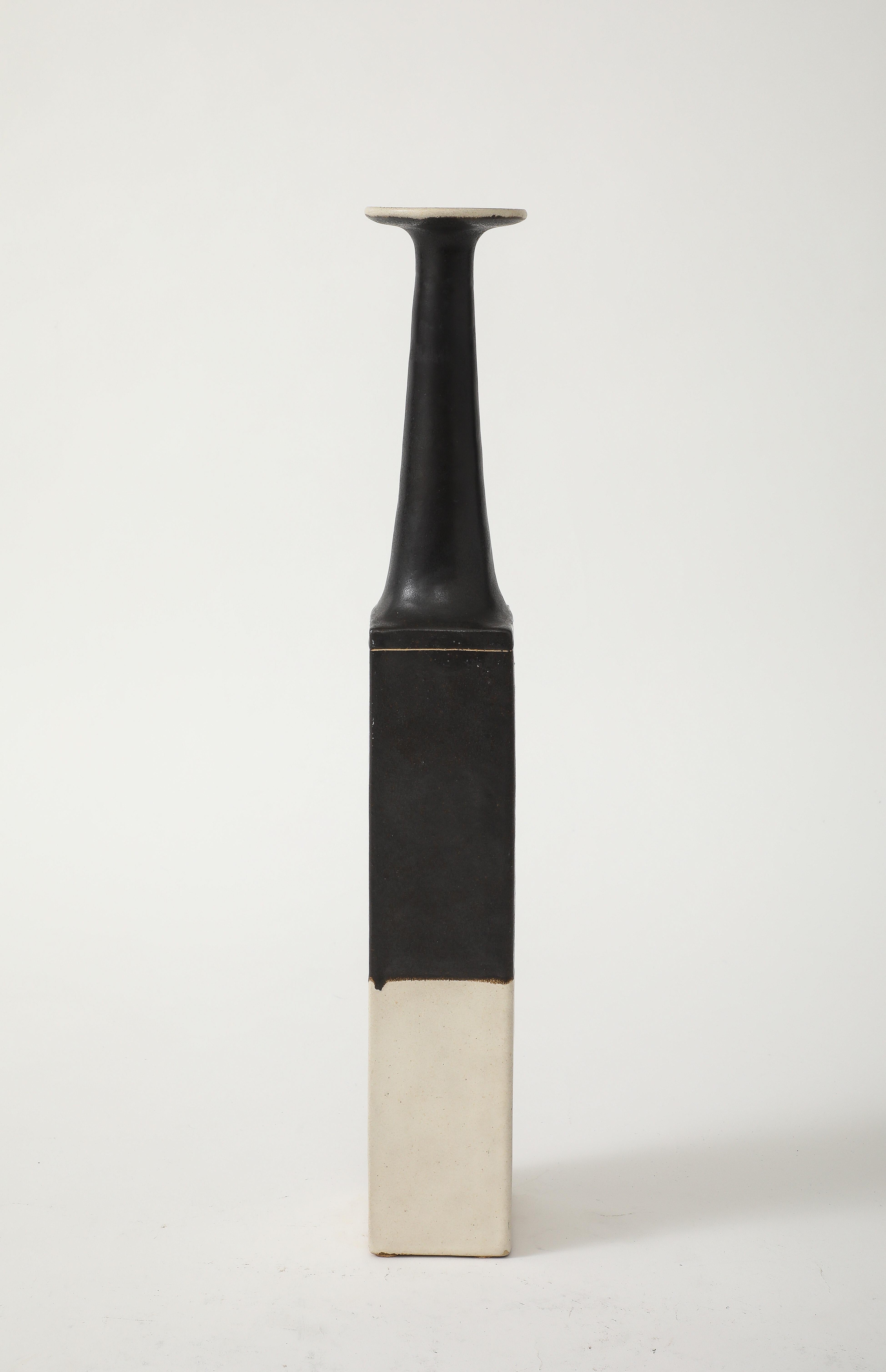Jarrón de gres o cerámica Bruno Gambone, Italia, años 1970 Glaseado en venta