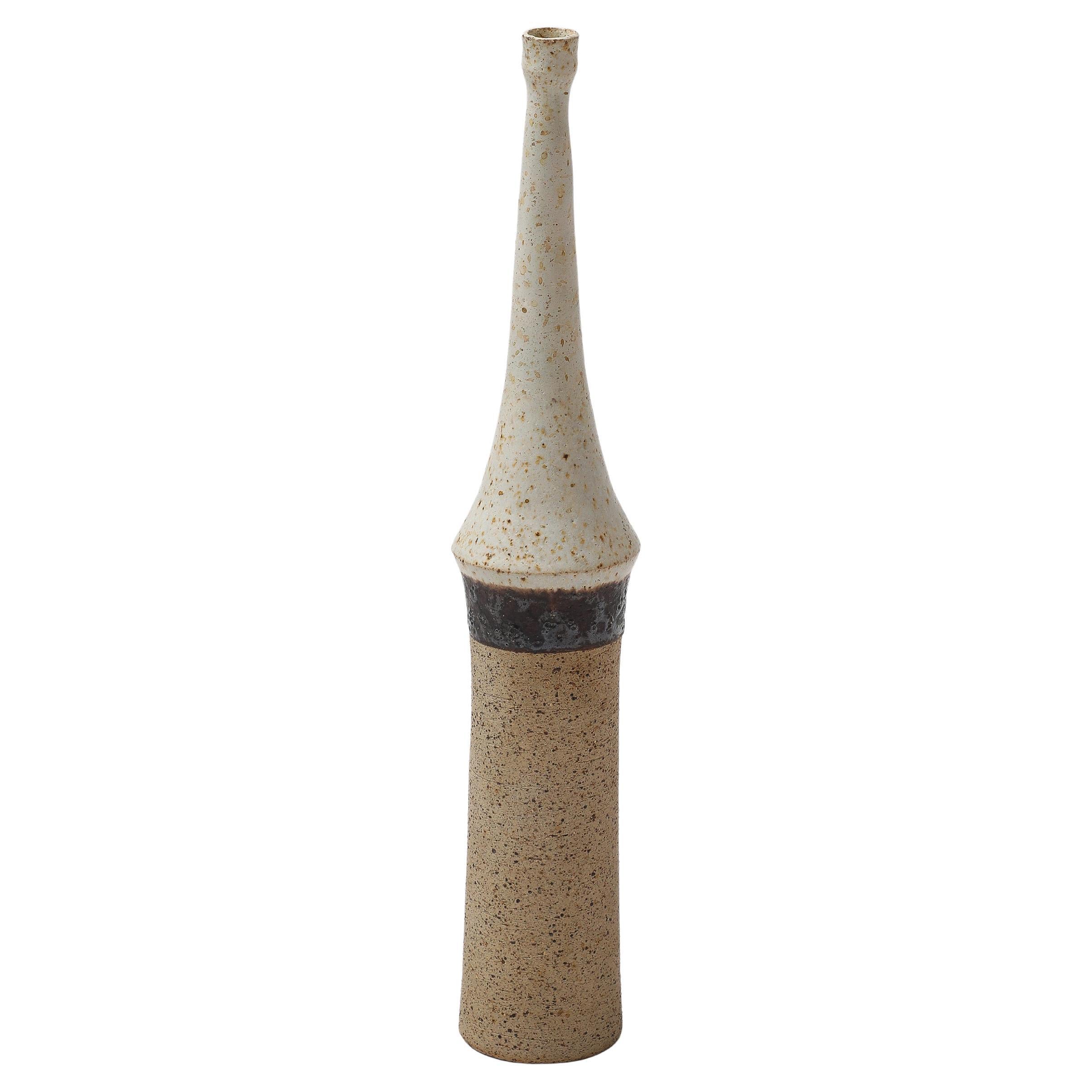 Bruno Gambone Stoneware or Ceramic Vase, Italy, 1970s