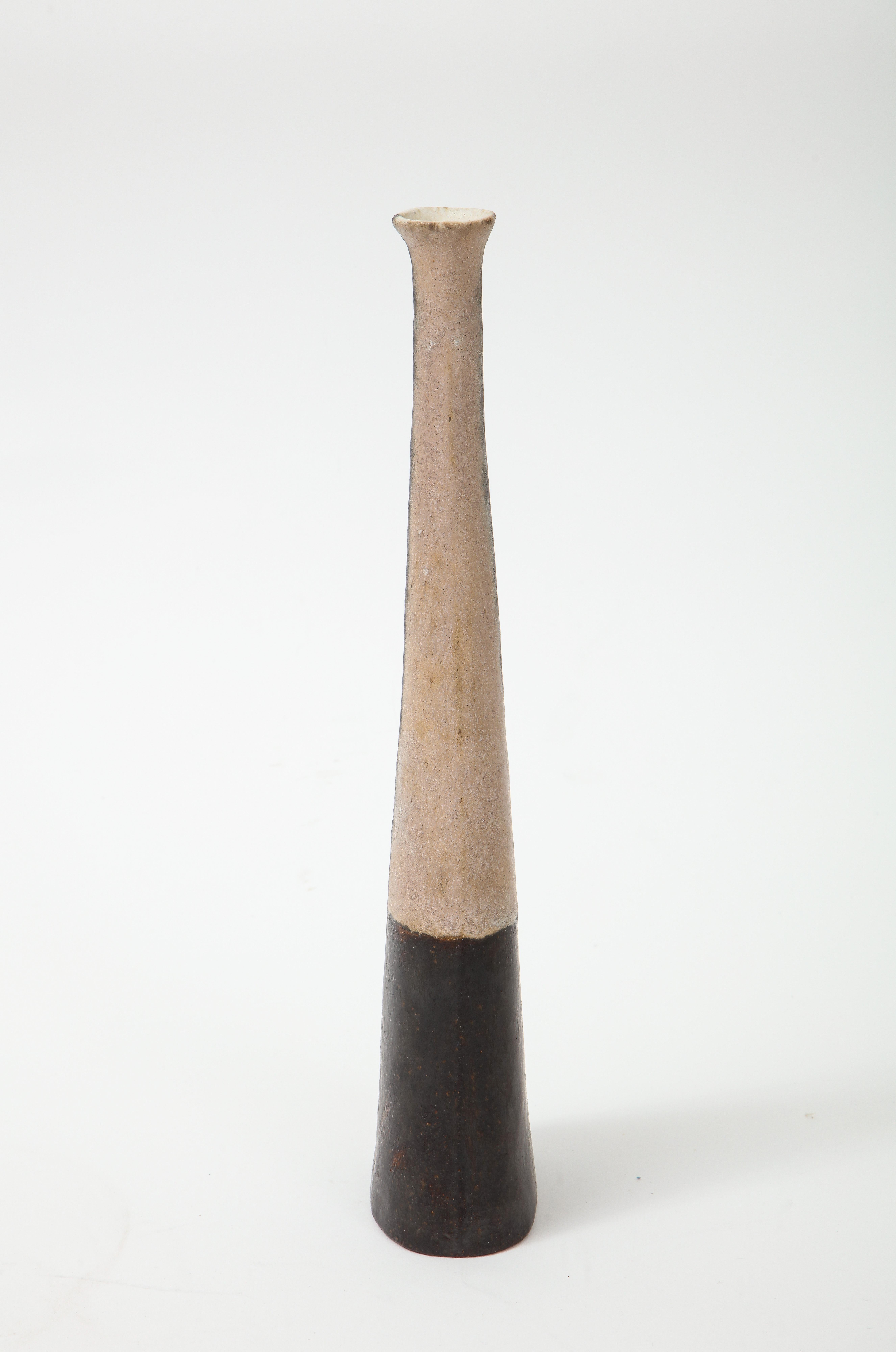 Mid-Century moderno Vaso in gres o ceramica Bruno Gambone, Italia, anni '1970