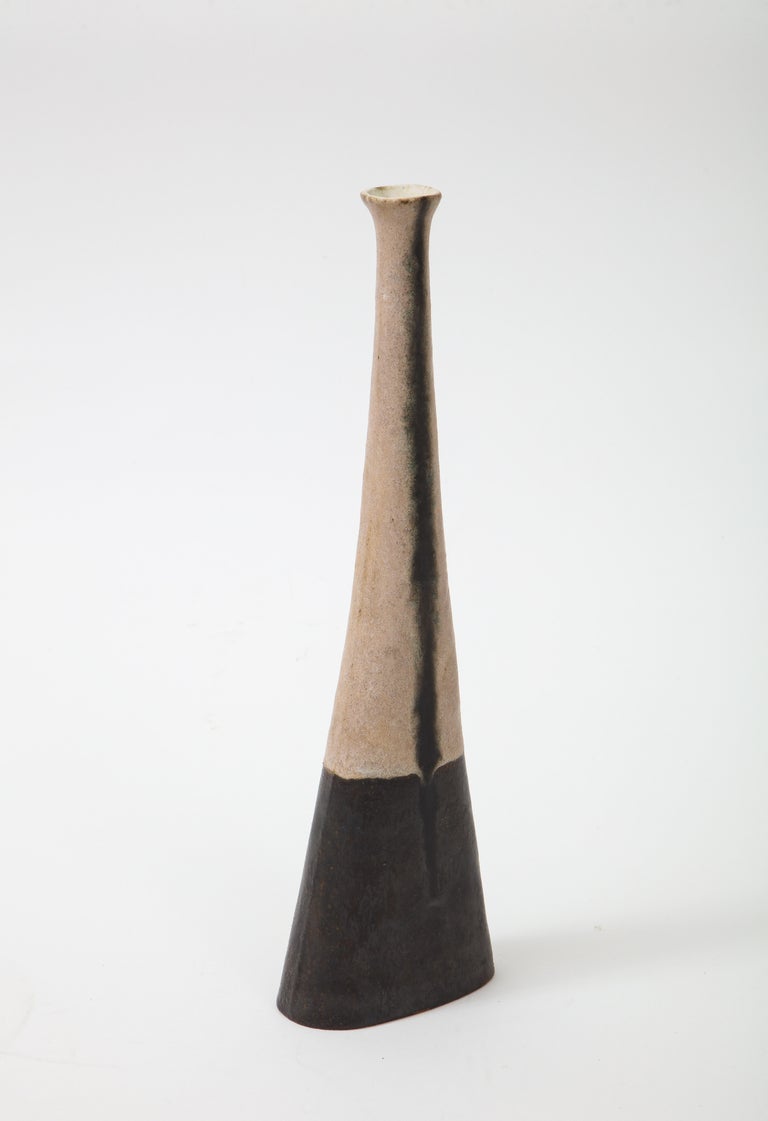 Italian Bruno Gambone Stoneware or Ceramic Vase, Italy, 1980s For Sale