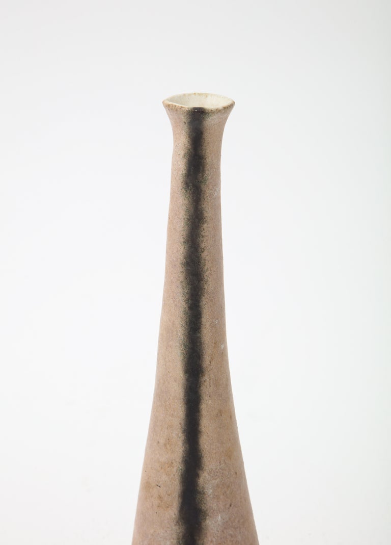 Bruno Gambone Stoneware or Ceramic Vase, Italy, 1980s In Good Condition For Sale In New York, NY
