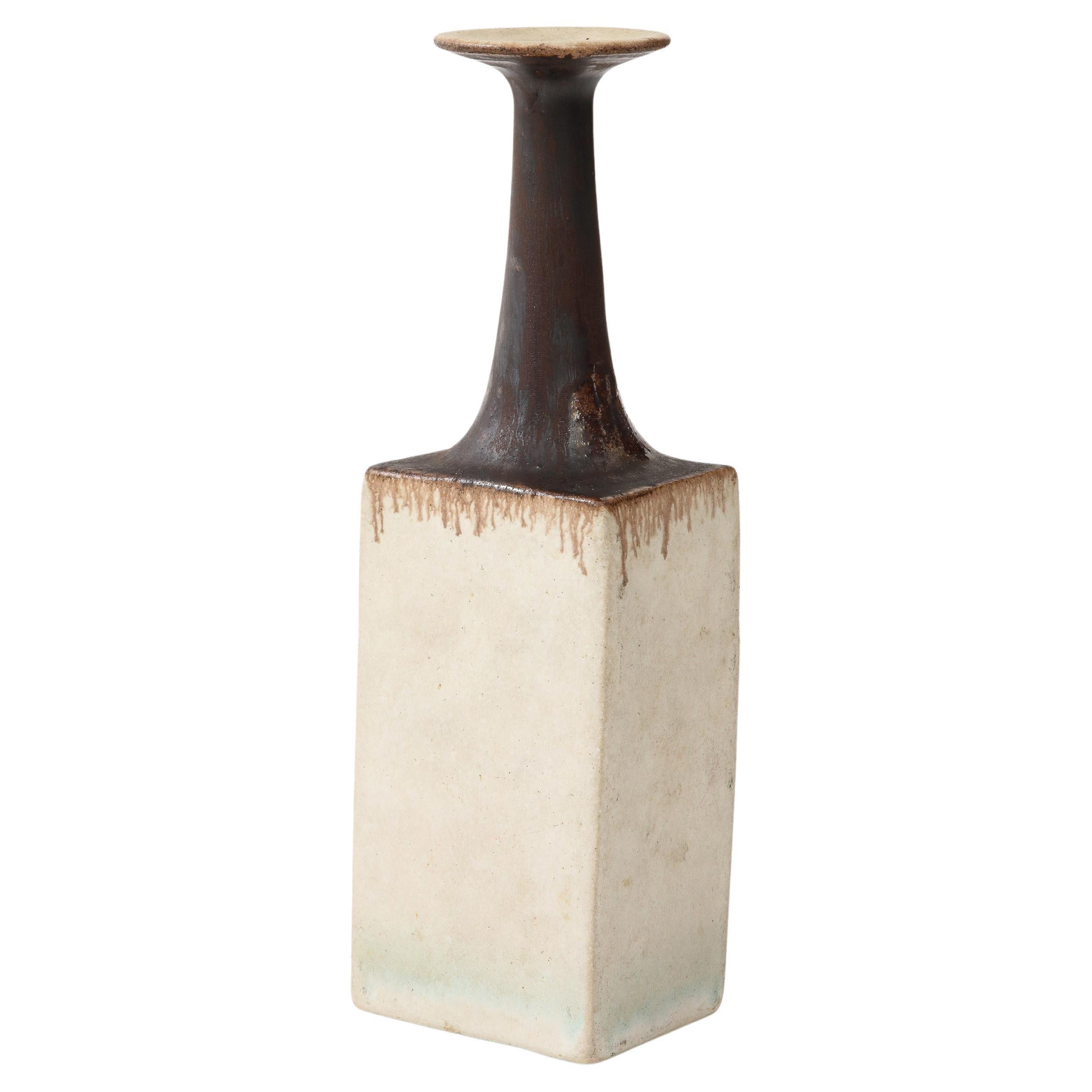 Bruno Gambone Stoneware or Ceramic Vase, Italy, 1980s