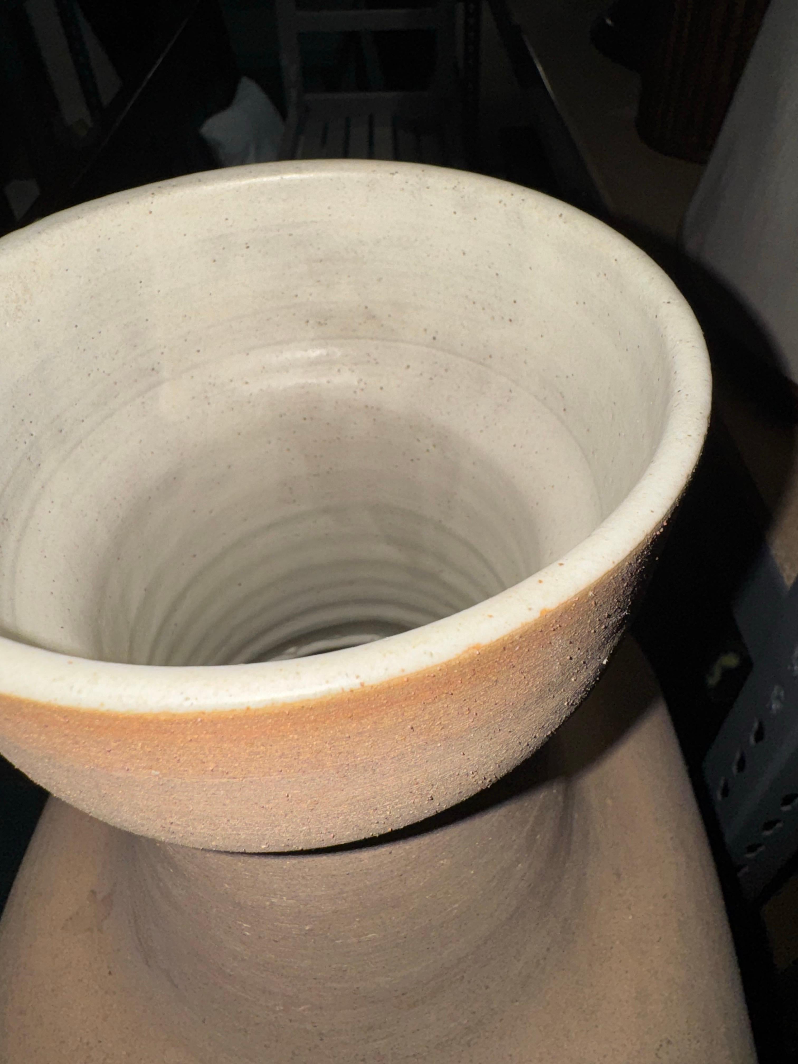 Late 20th Century Bruno Gambone Vase, 1970s, Italy For Sale