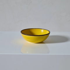 Bruno Gambone Yellow Ceramic Bowl
