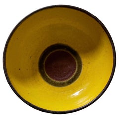 Bruno Gambone Yellow Ceramic Bowl