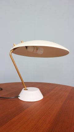 Bruno Gatta "8023" White Table Light for Stilnovo, 1960s, Italy