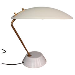 Bruno Gatta "8023" White Table Light for Stilnovo, 1960s, Italy