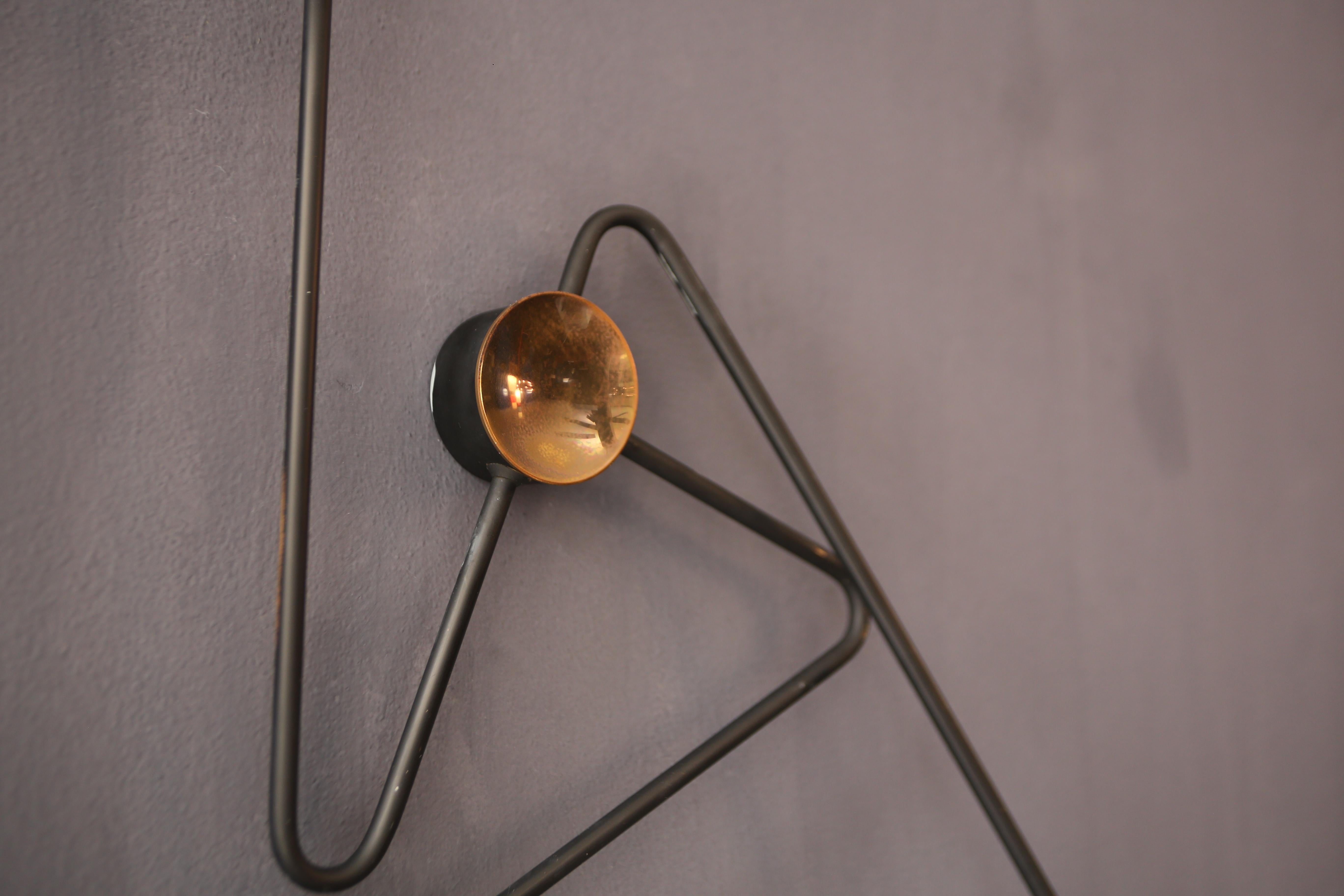 Mid-Century moderno Bruno Gatta  Ceiling or wall lamp produced by Stilnovo Italy from the 1950s in vendita