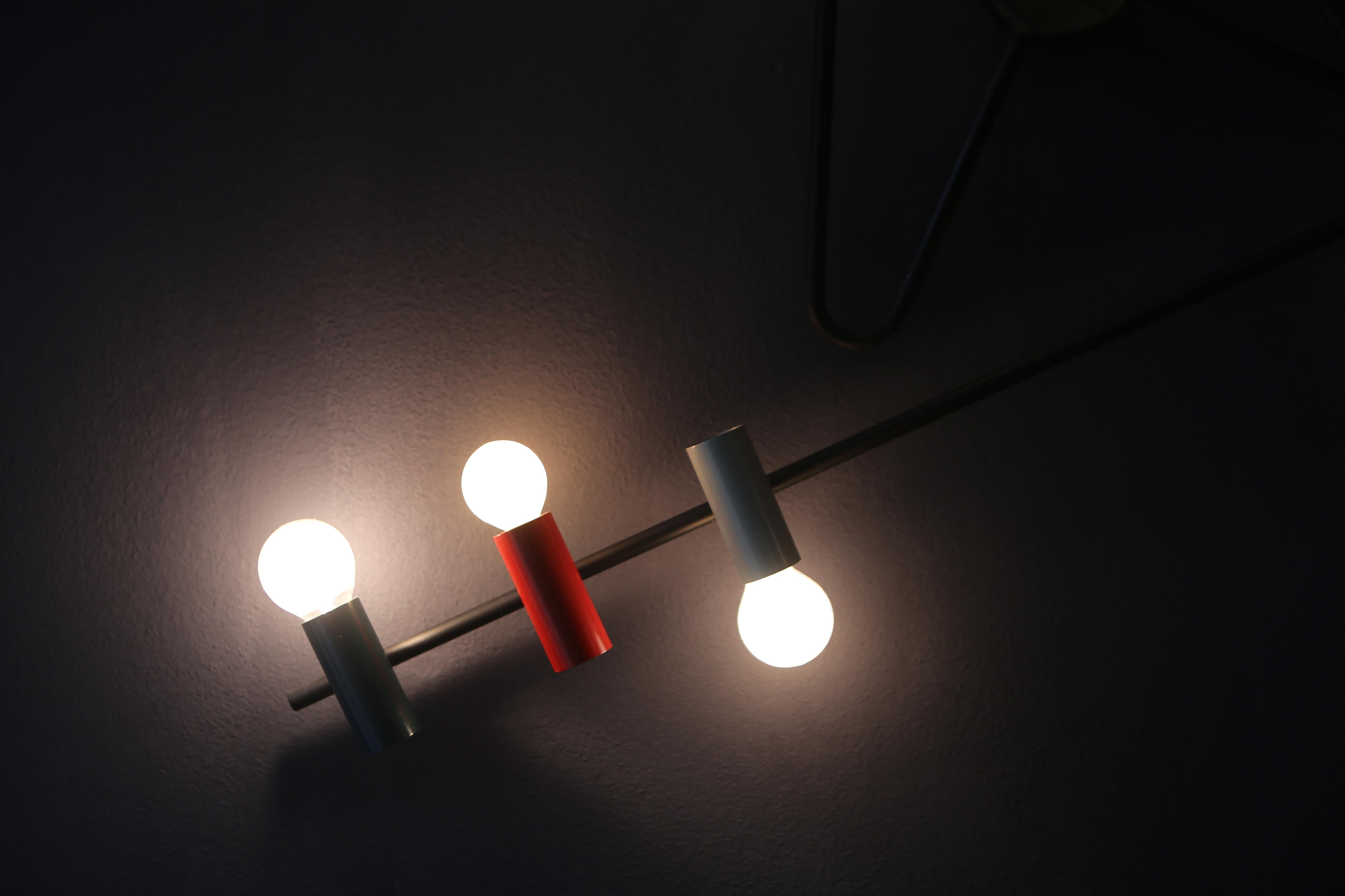 Italian Bruno Gatta  Ceiling or wall lamp produced by Stilnovo Italy from the 1950s in vendita