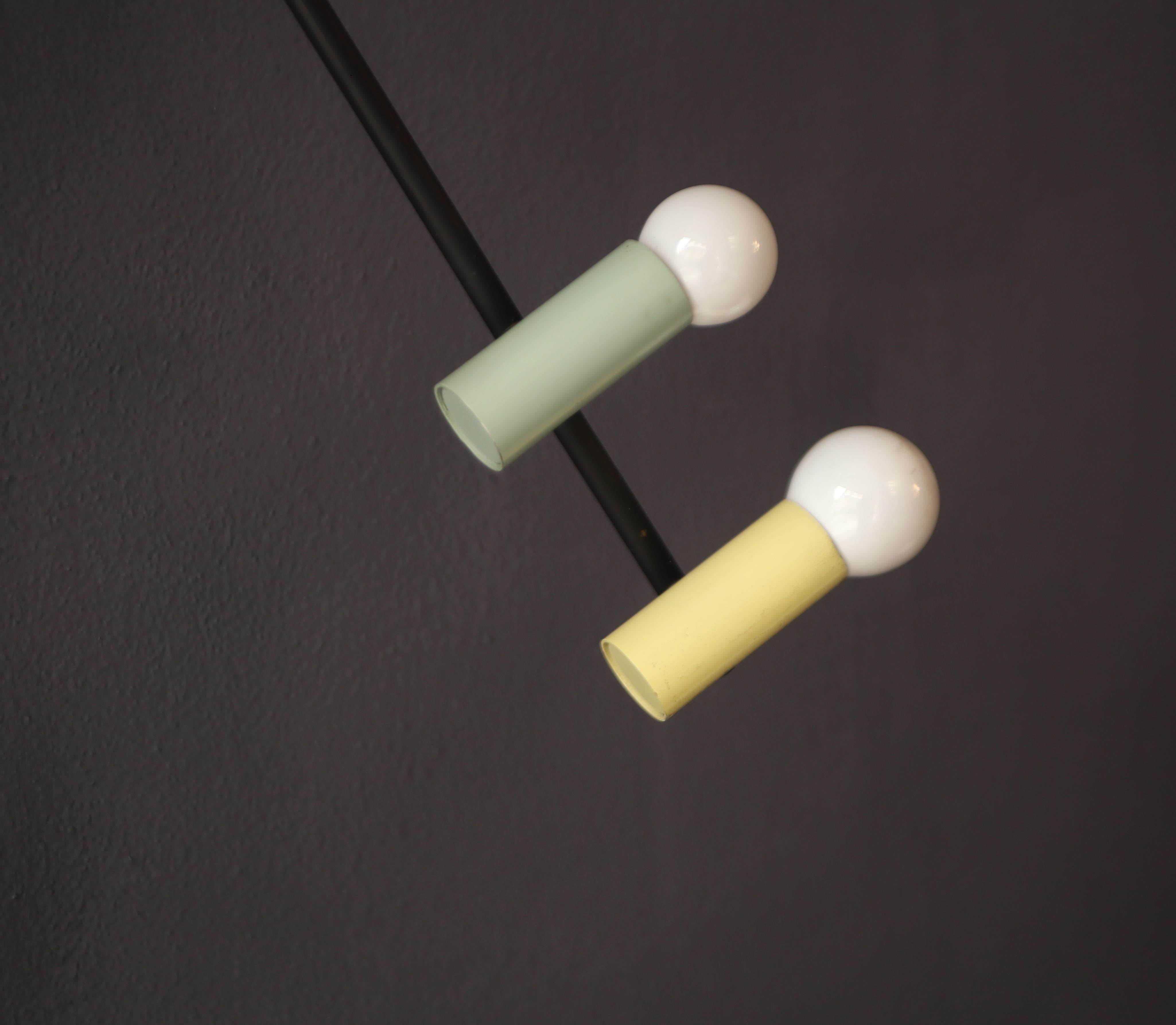 20th Century Bruno Gatta  Ceiling or wall lamp produced by Stilnovo Italy from the 1950s in vendita