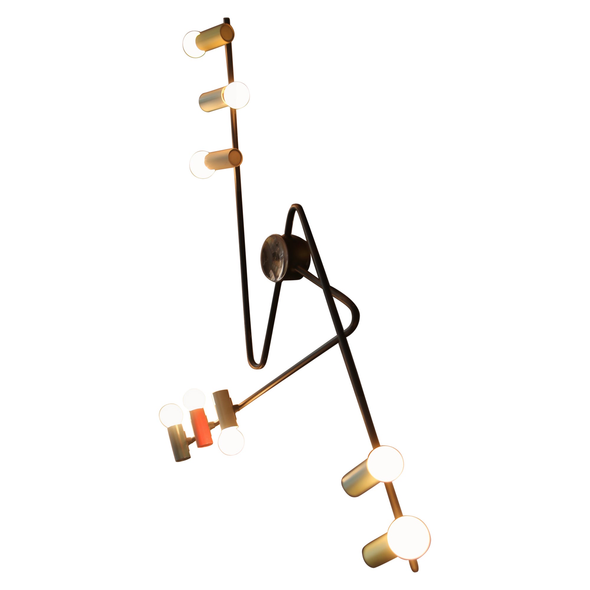Bruno Gatta  Ceiling or wall lamp produced by Stilnovo Italy from the 1950s