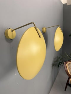 Bruno Gatta for Stilnovo – Model 232 Wall / Ceiling Lamps, Italy, 1962. Set of 2