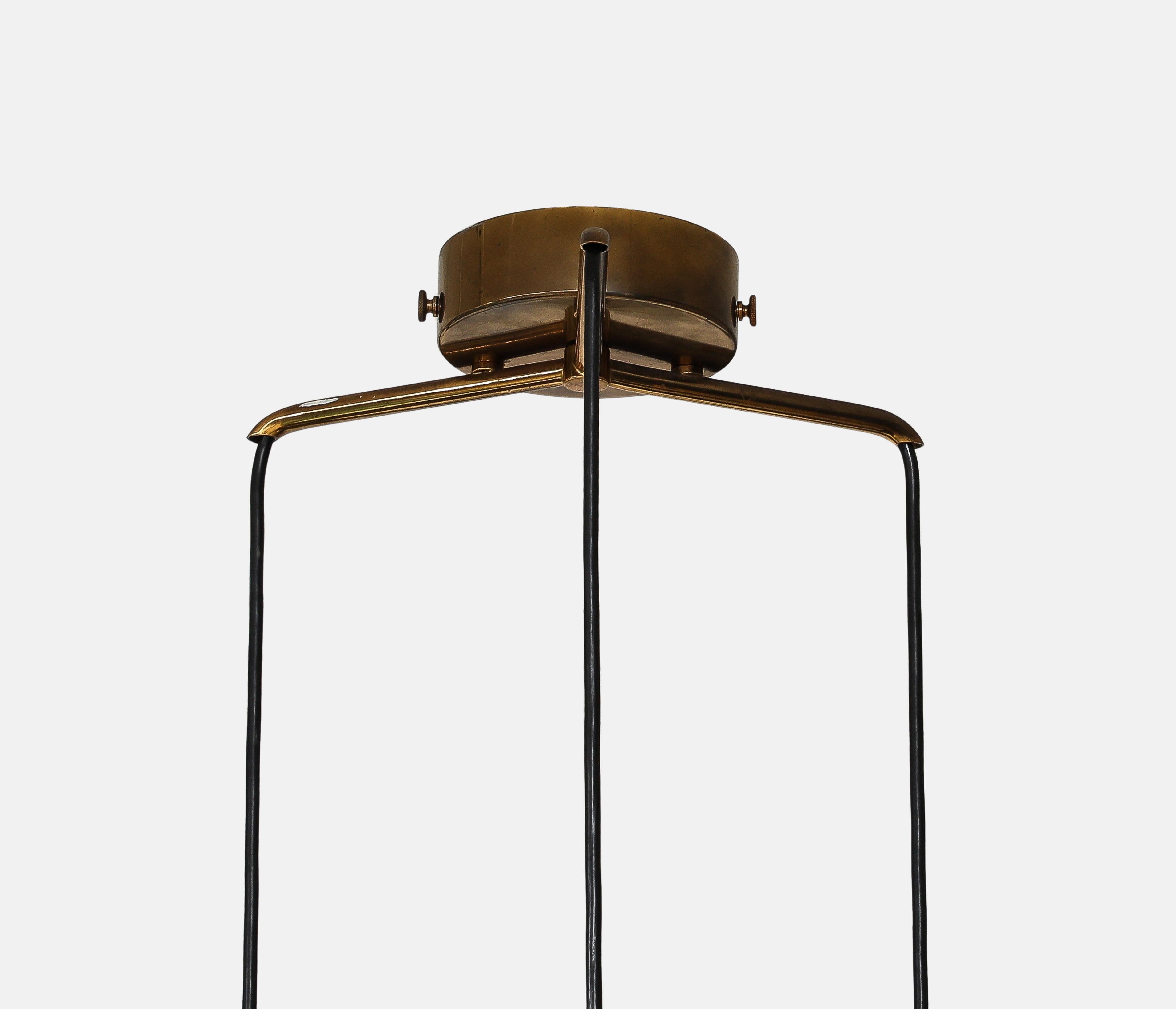 Bruno Gatta for Stilnovo Rare Suspension or Pendant Light Model 1158, 1950s 4