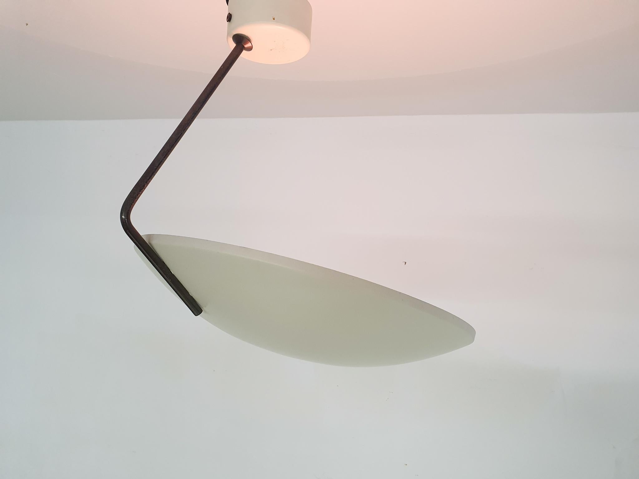 Mid-Century Modern Bruno Gatta for Stilnovo wall or ceiling light, model 232, Italy 1950's