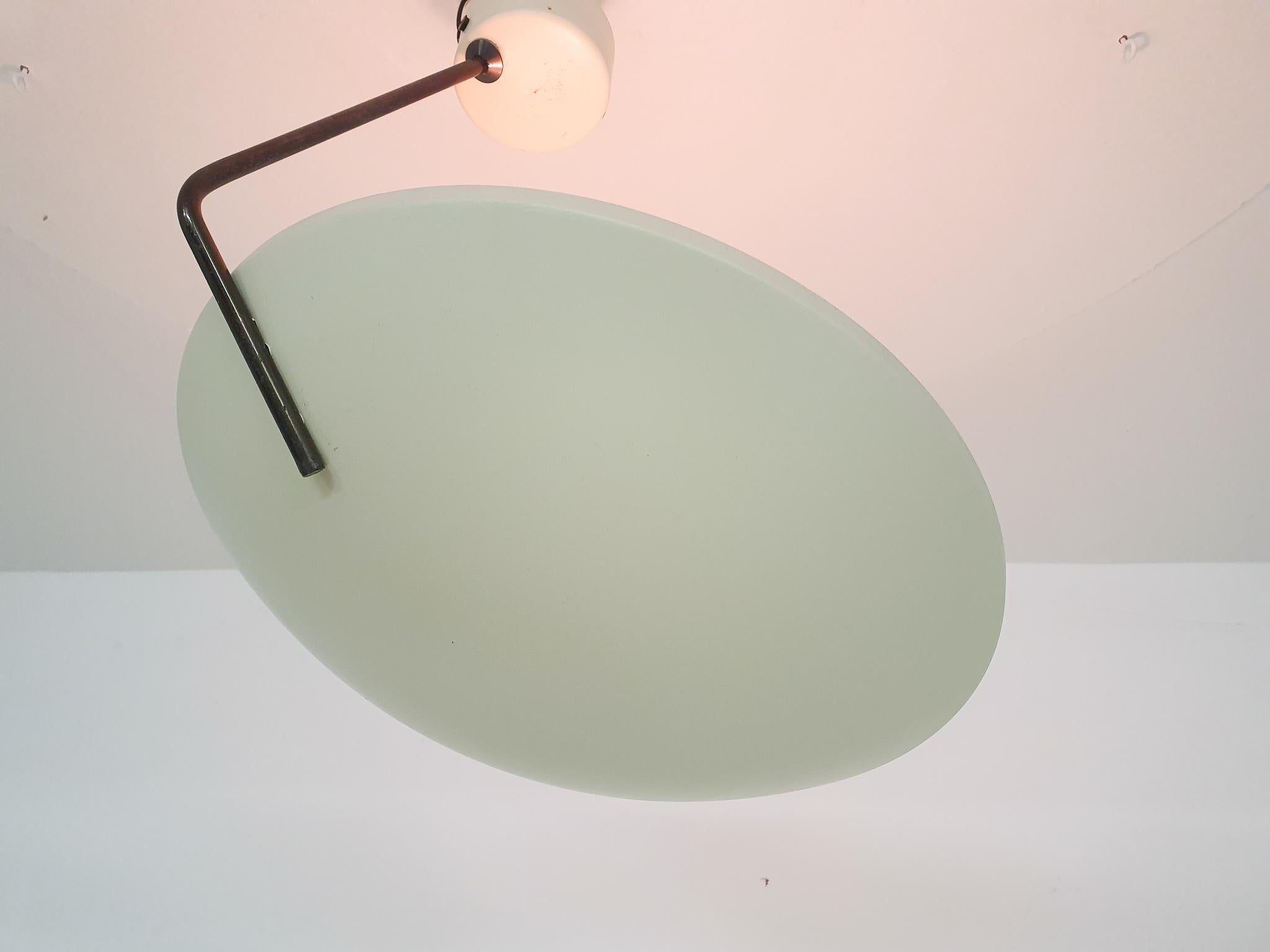 20th Century Bruno Gatta for Stilnovo wall or ceiling light, model 232, Italy 1950's